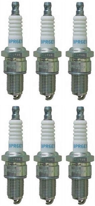 NGK (7131) BPR6ES Standard Spark Plug (6 Pack)