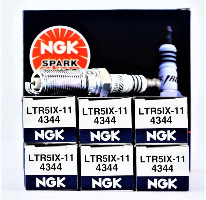 NGK Spark Plugs LTR5IX-11 (Stock # 4344) (6-Pack)