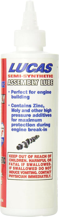 Lucas Oil 10153 High Performance Semi-Synthetic Assembly Lube - 8 oz