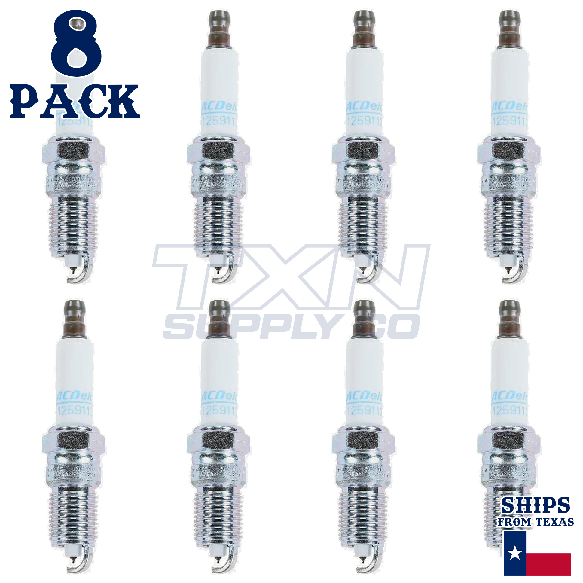 8 Pack GM ACDelco 41-100 Iridium Spark Plugs 12681662 - Image 2