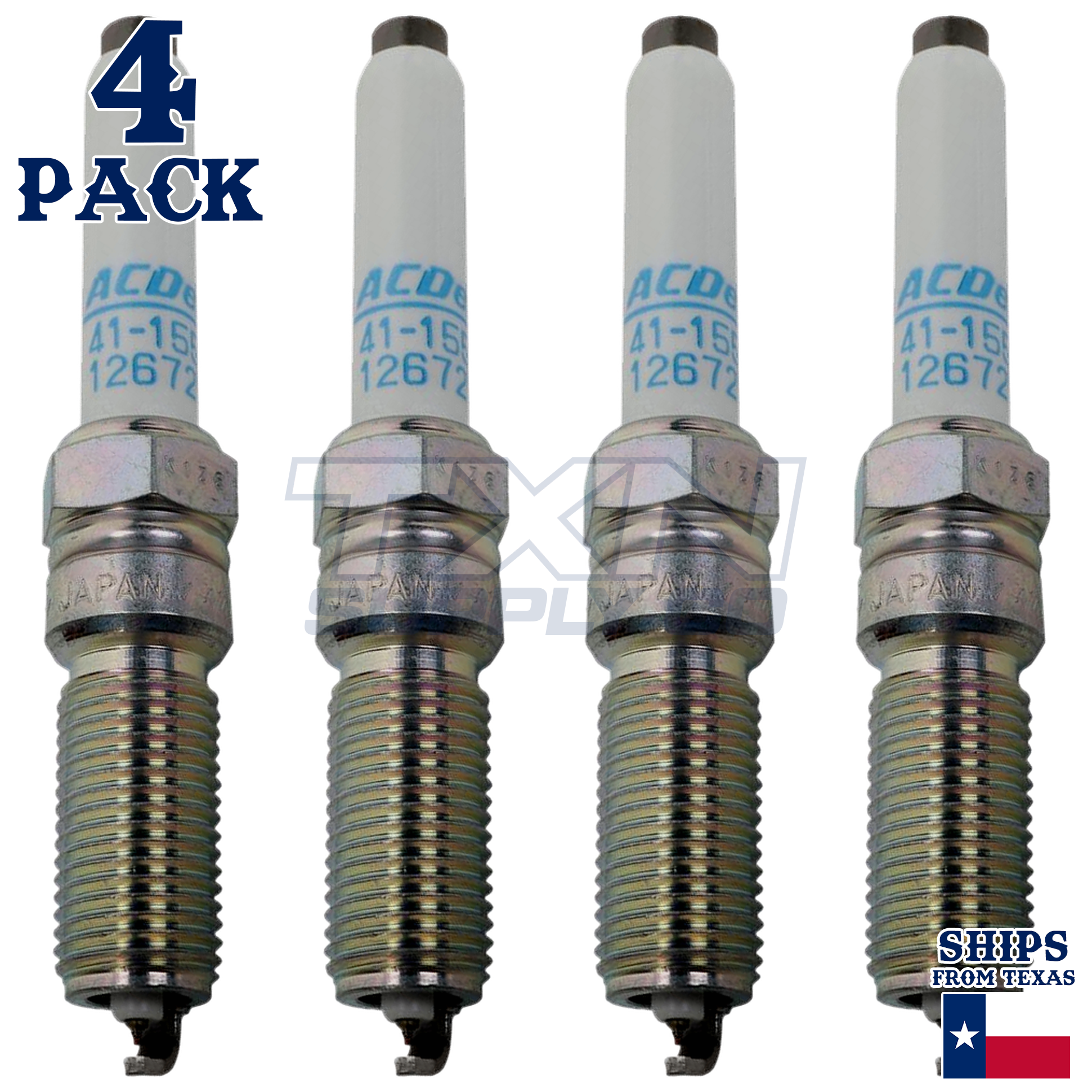 ACDelco 41-100IP Spark Plugs 4 Pack - Image 1