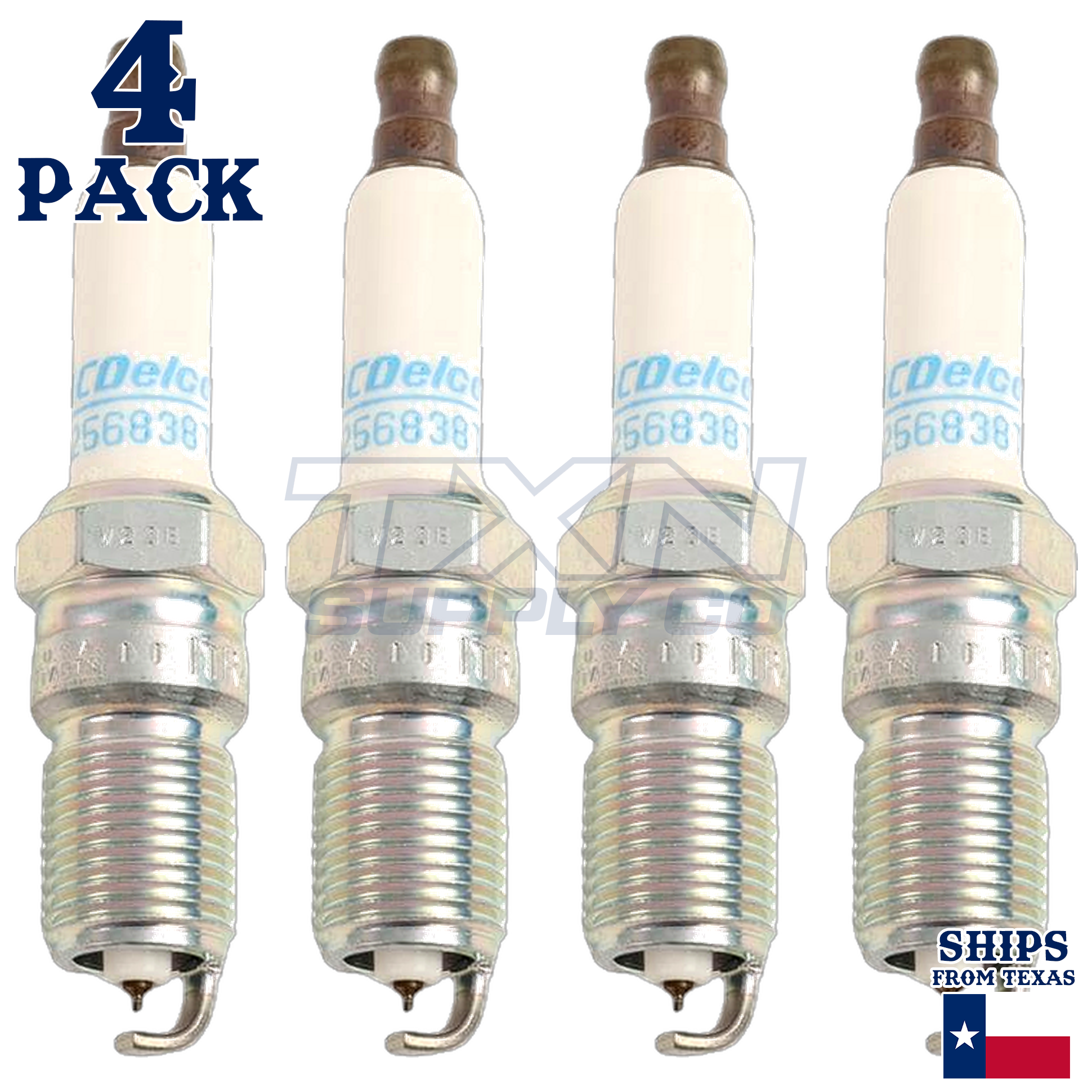 4 Pack Genuine GM ACDelco Iridium Spark Plugs 41-101 - Image 2