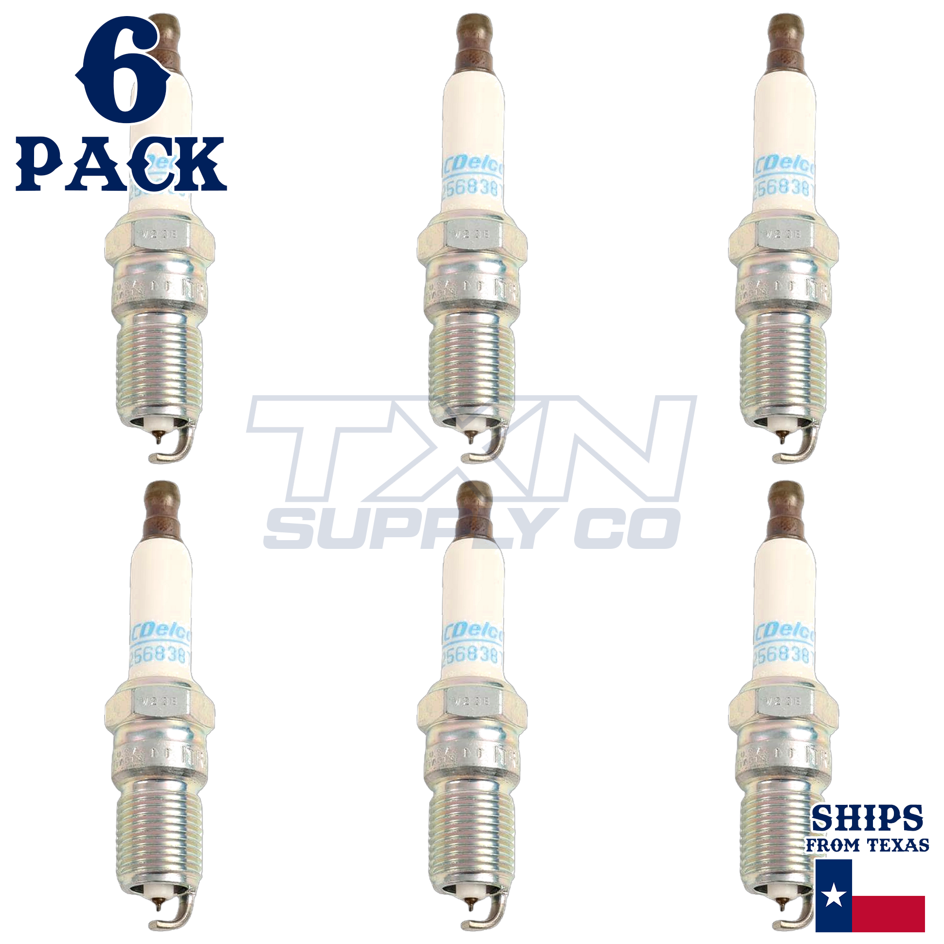 1996-2005 Chevrolet Astro 4.3L ACDelco Iridium Spark Plugs - 6 Pack