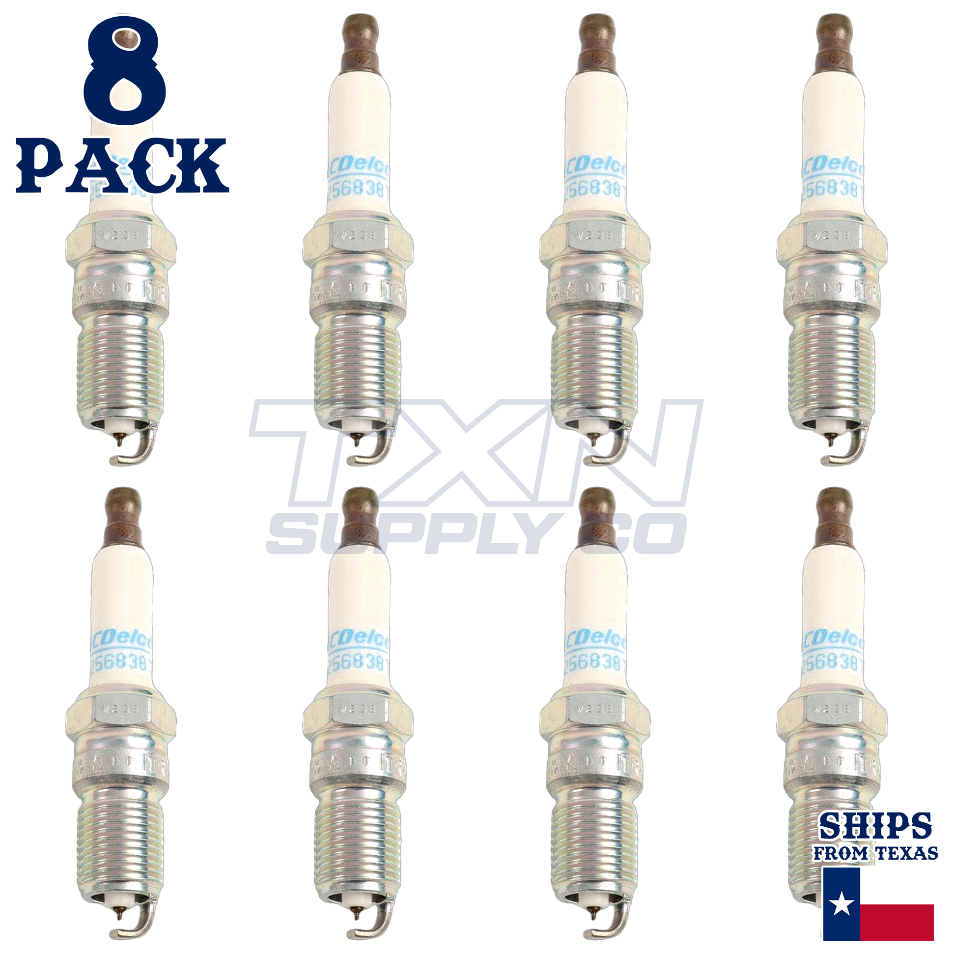 1996-1999 GMC C2500 Suburban 5.7L ACDelco Iridium Spark Plugs - 8 Pack - Image 2