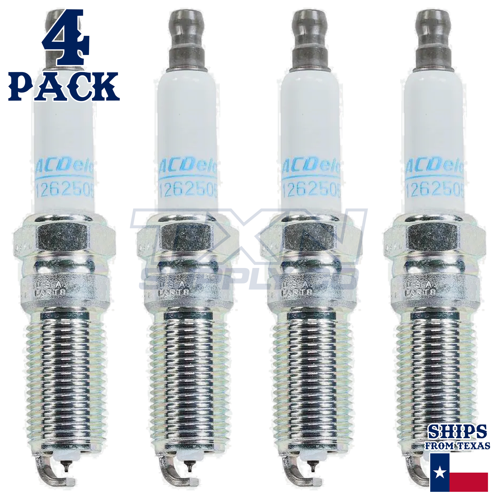 2007-2009 Saturn Aura 2.4L ACDelco Iridium Spark Plugs - 4 Pack - Image 2