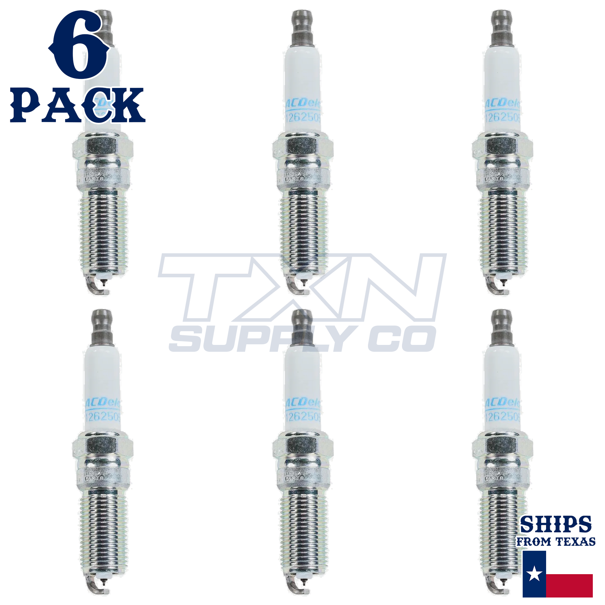 2002-2004 Oldsmobile Bravada 4.2L ACDelco Iridium Spark Plugs - 6 Pack - Image 2