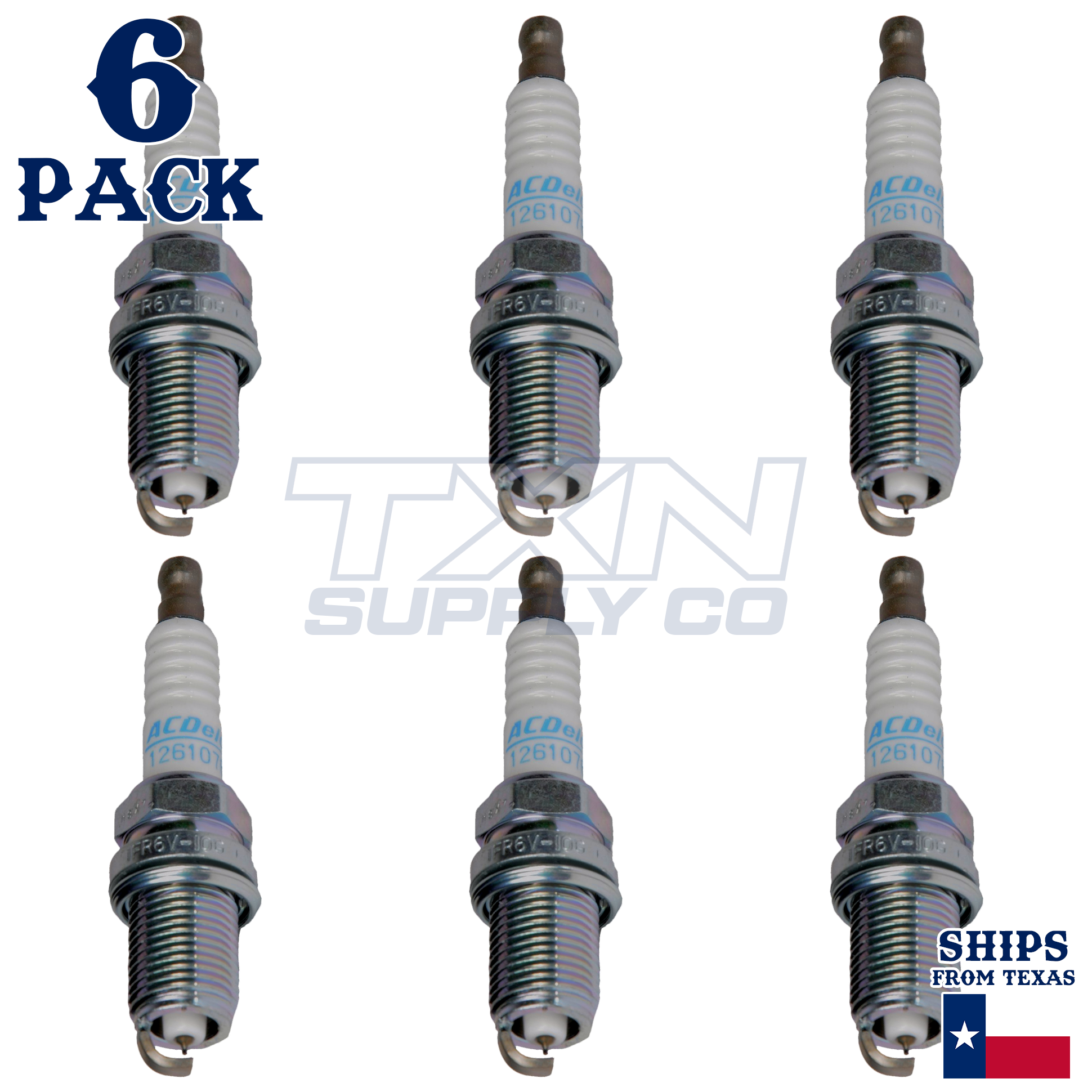 ACDelco 41-106 Spark Plugs 6 Pack - Image 1