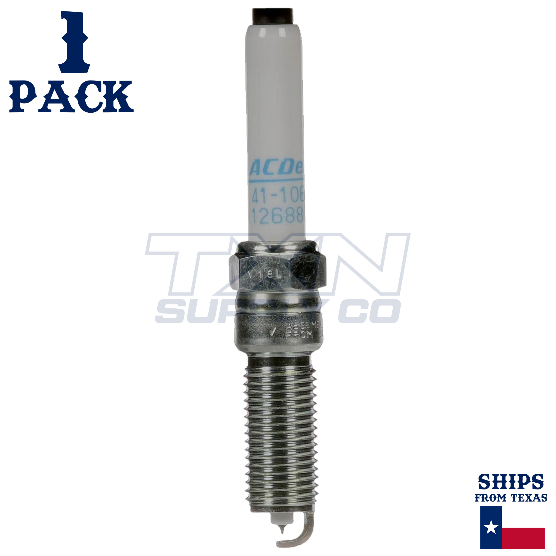 ACDelco 41-106IP Spark Plug 1 Pack - Image 1