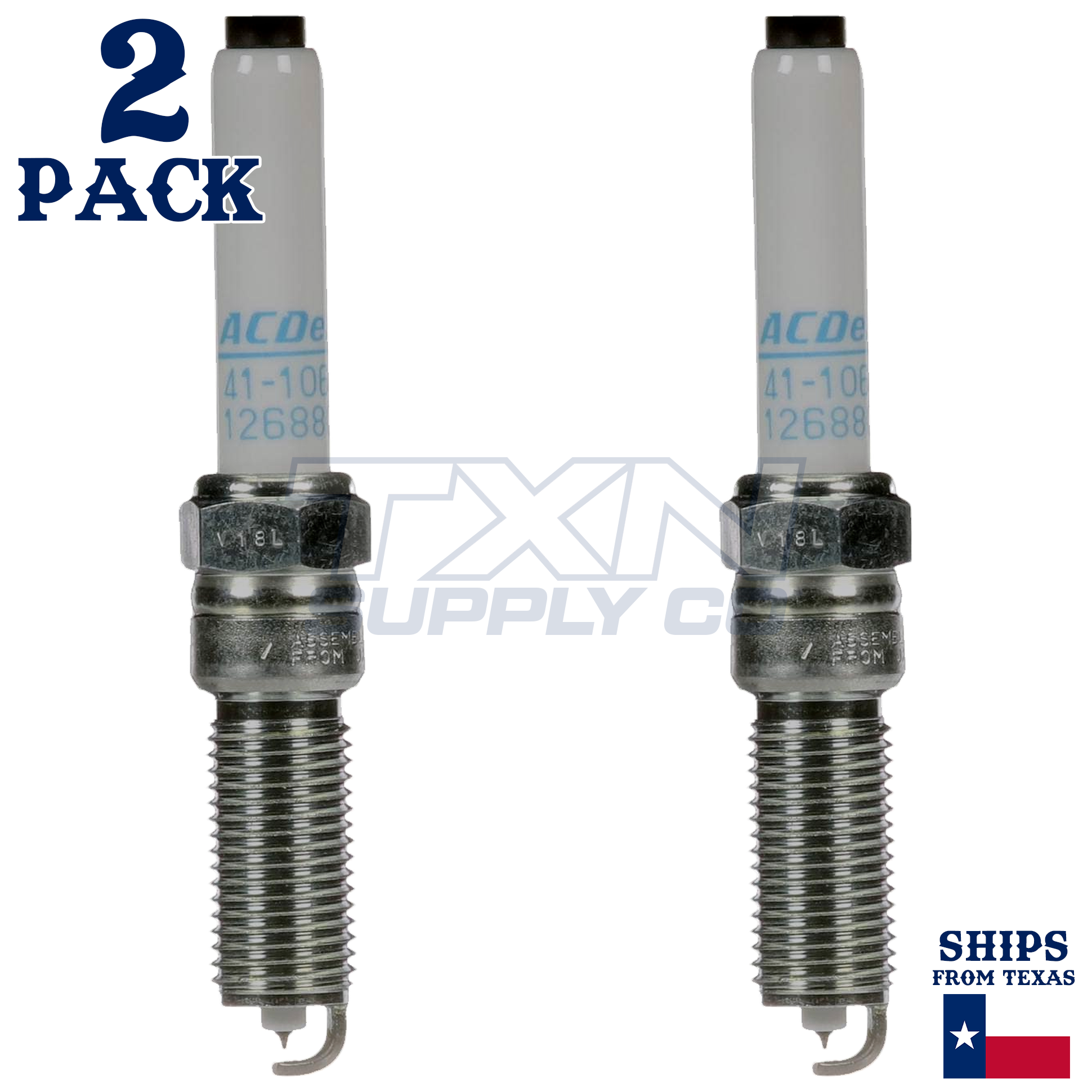 ACDelco 41-106IP Spark Plugs 2 Pack - Image 1