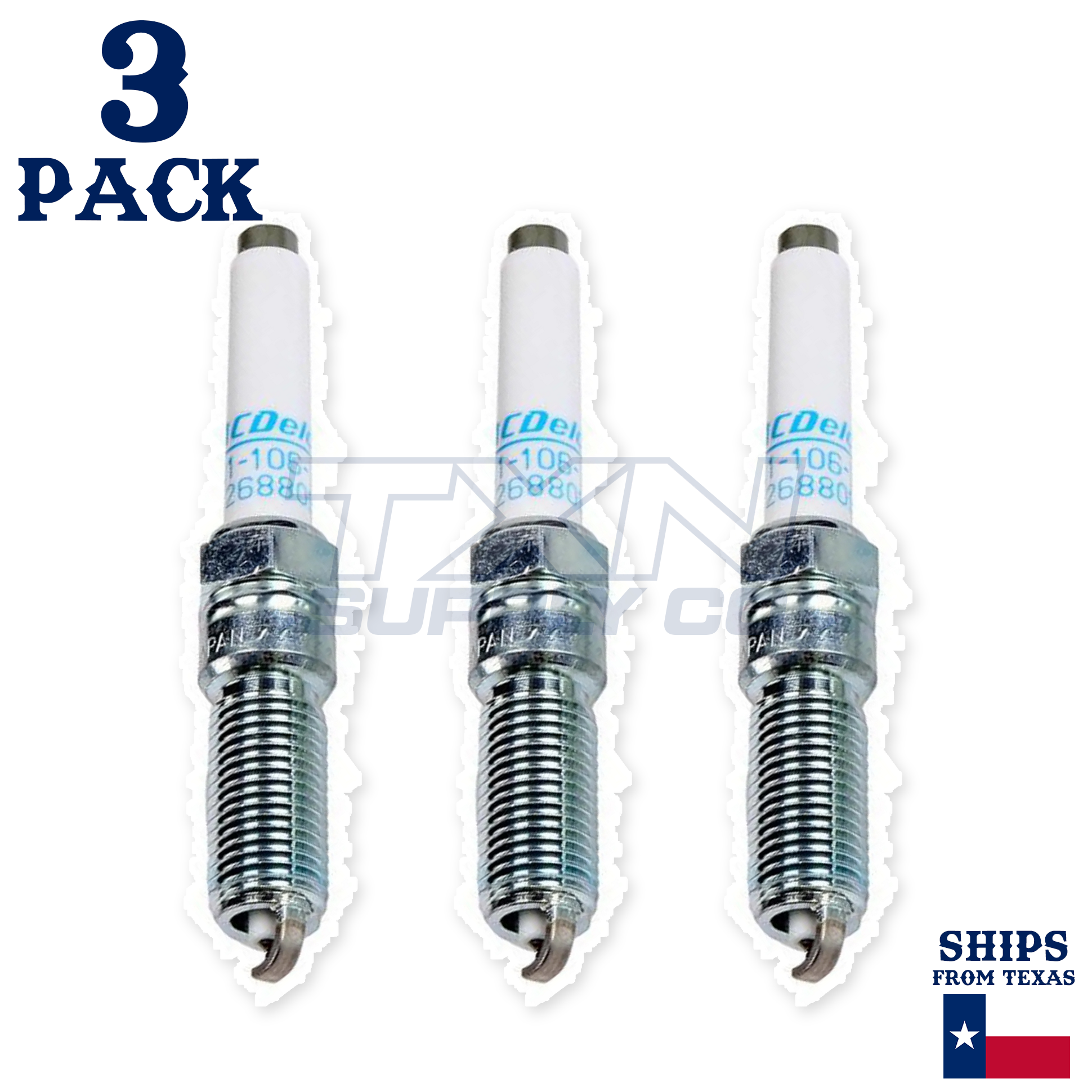 2020-2026 Buick Encore Gx 1.3L ACDelco Iridium Spark Plugs - 3 Pack