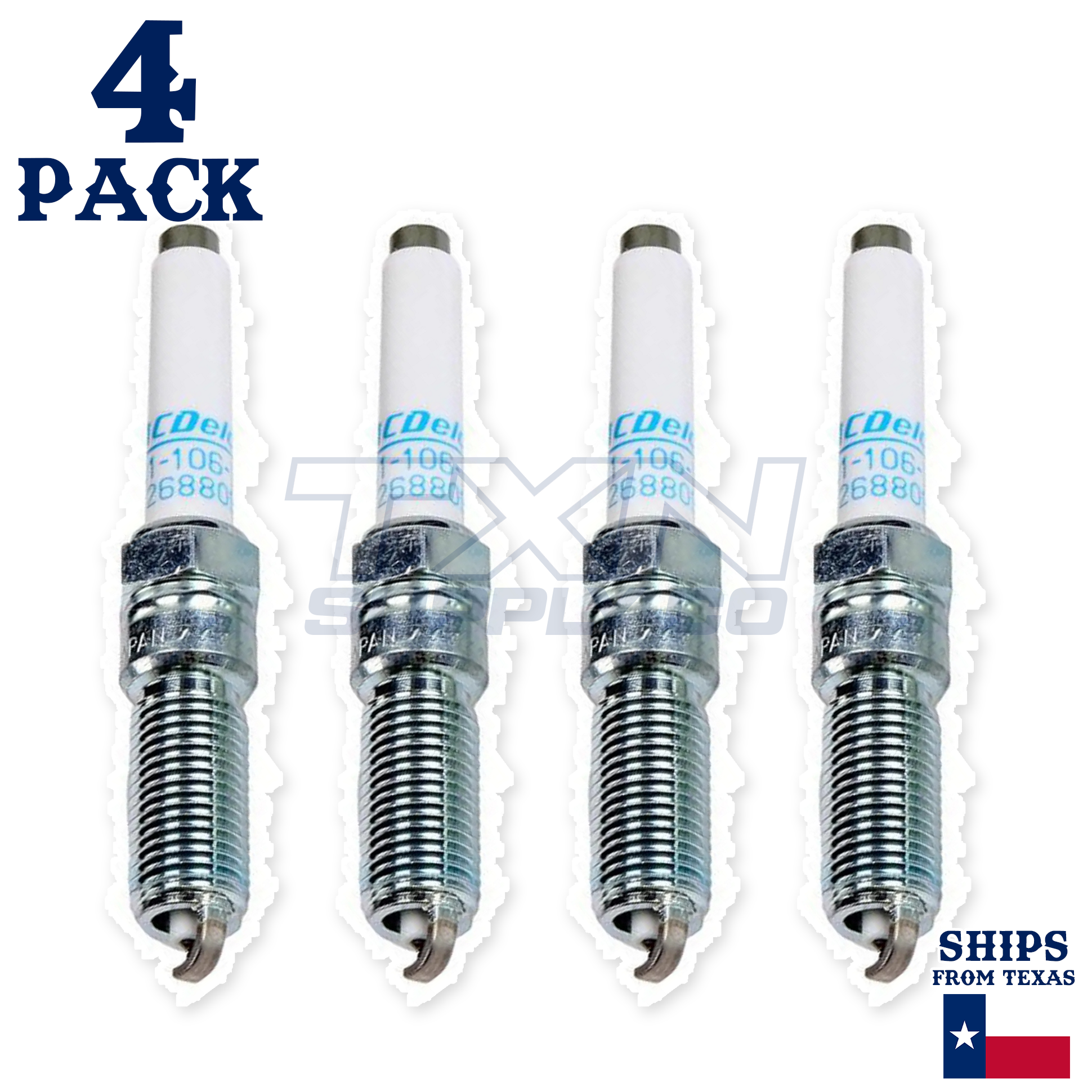 2020-2026 Cadillac CT4 2.7L ACDelco Iridium Spark Plugs - 4 Pack