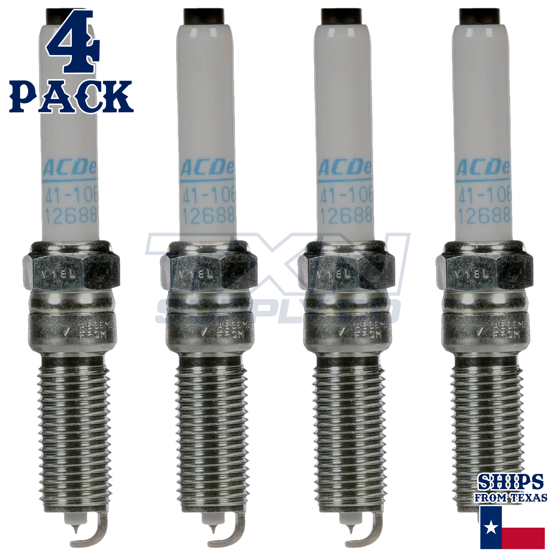 ACDelco 41-106IP Spark Plugs 4 Pack - Image 1