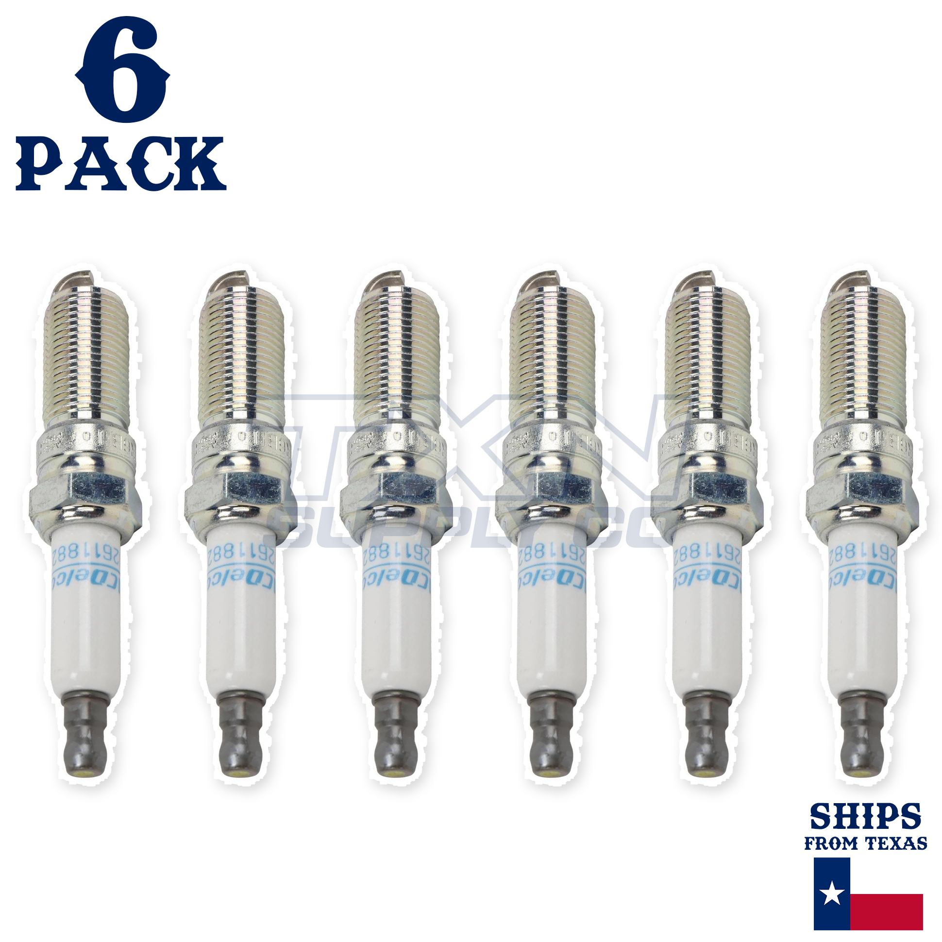 2007-2008 GMC Acadia 3.6L ACDelco Iridium Spark Plugs - 6 Pack