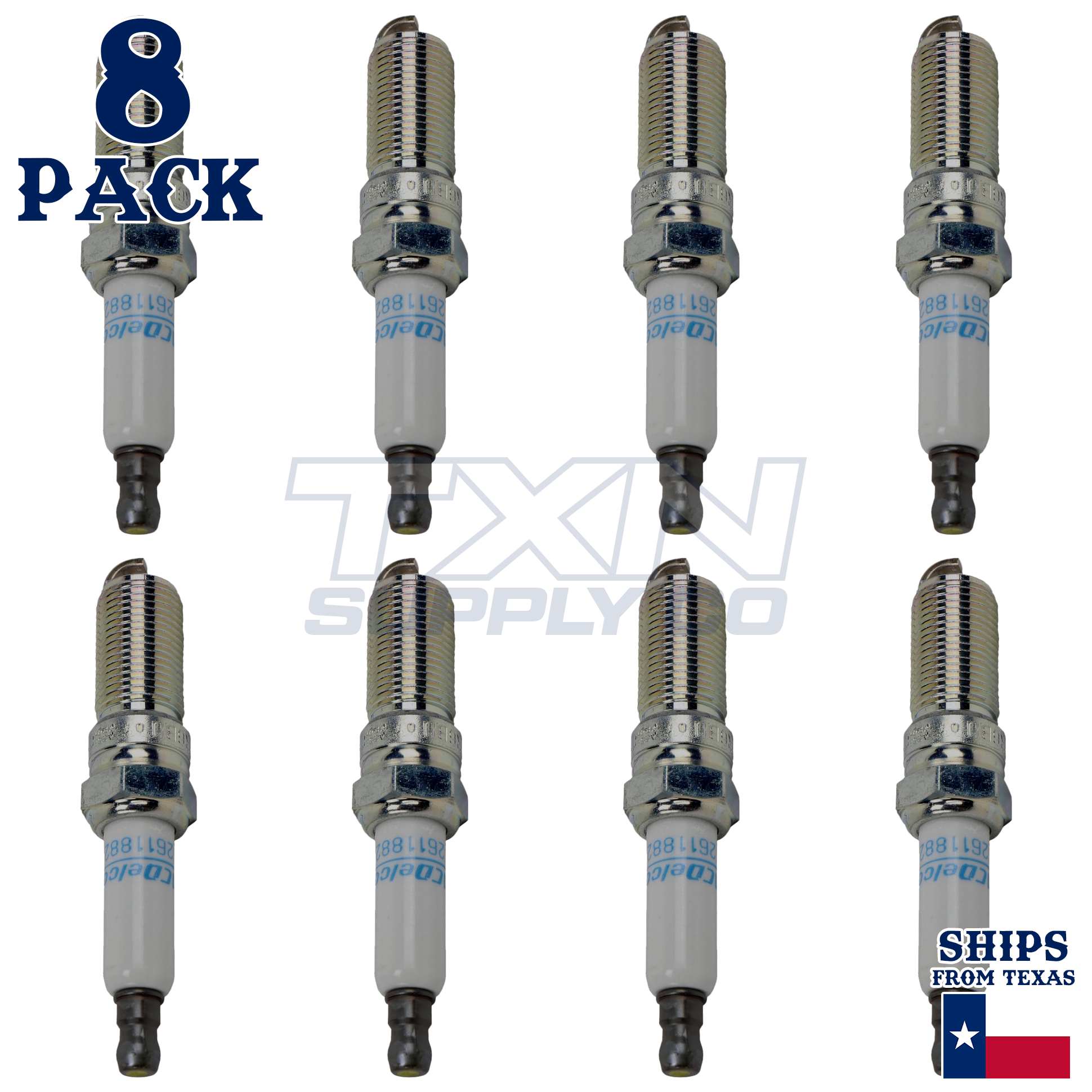 ACDelco 41-107 Spark Plugs 8 Pack - Image 1