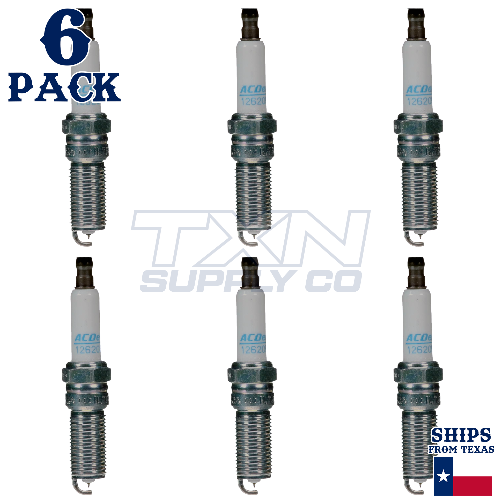 ACDelco 41-108 Spark Plugs 6 Pack - Image 1