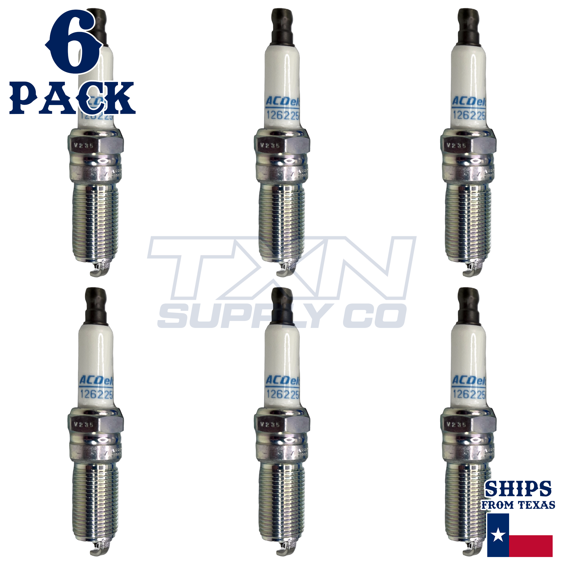 2017 GMC Acadia Limited 3.6L ACDelco Iridium Spark Plugs - 6 Pack - Image 2