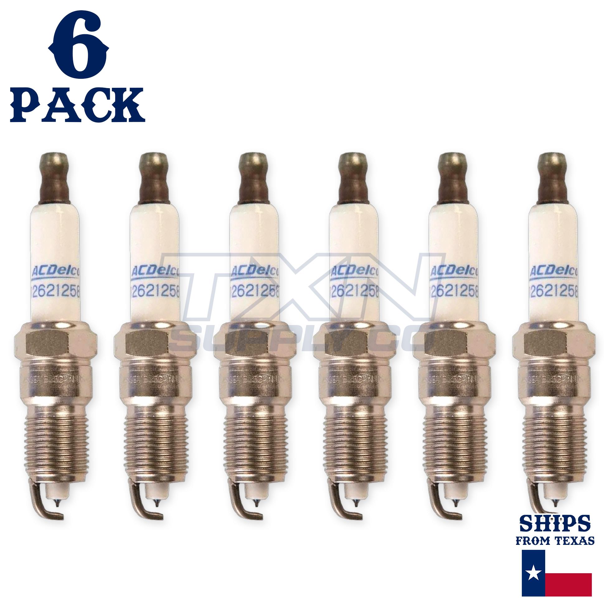 ACDelco 41-110 Professional Iridium Spark Plug - 6 Pack - Image 1