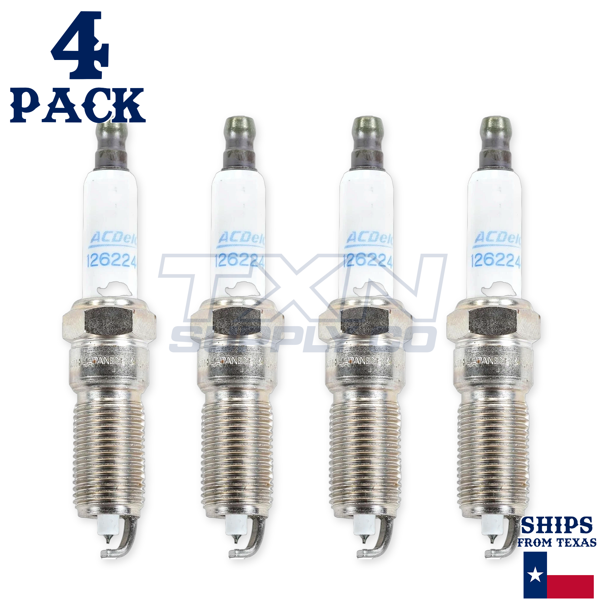 4 Pack Genuine GM ACDelco Iridium Spark Plugs 41-114 12622441 - Image 1