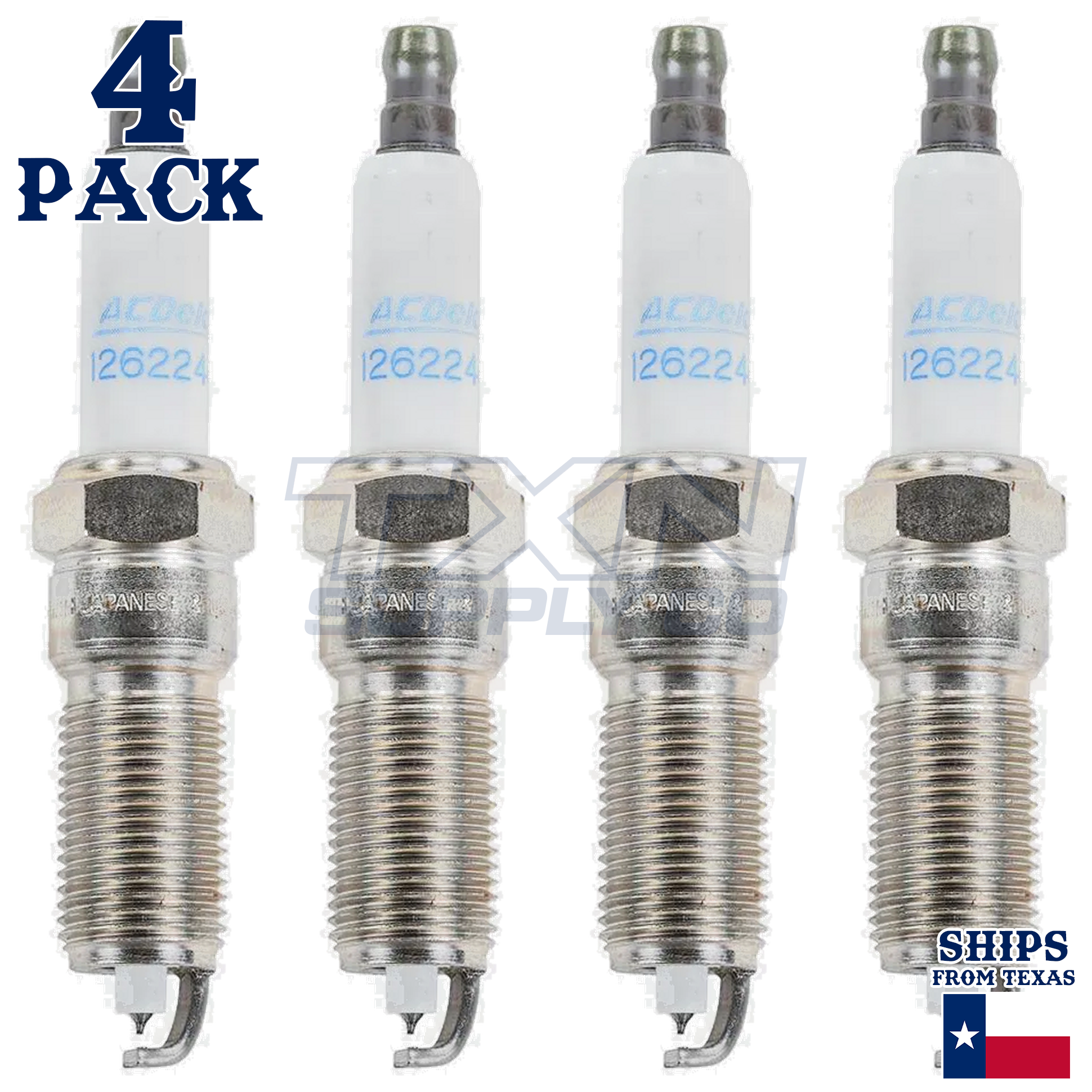 4 Pack Genuine GM ACDelco Iridium Spark Plugs 41-114 12622441 - Image 2