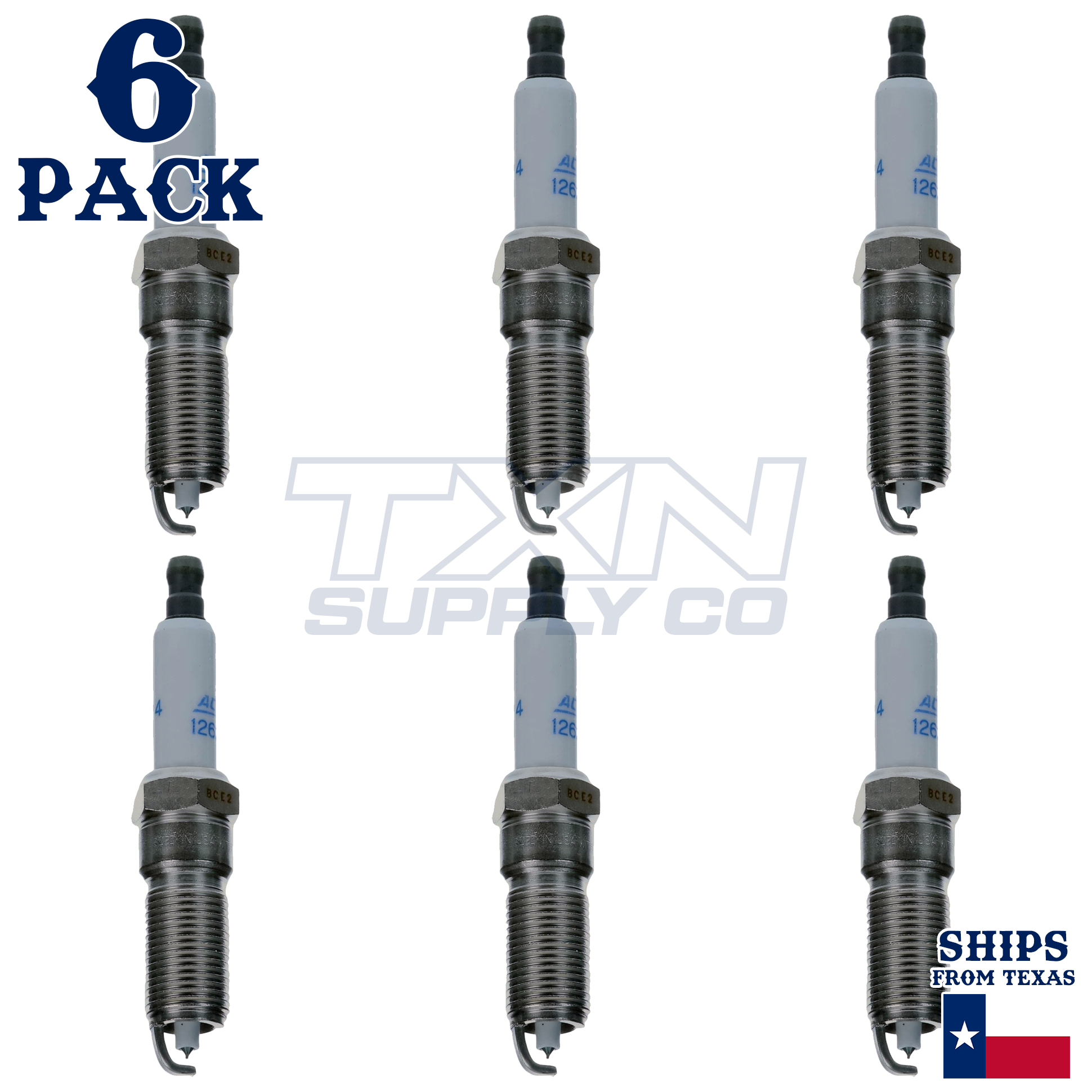 ACDelco 41-114 Spark Plugs 6 Pack - Image 1