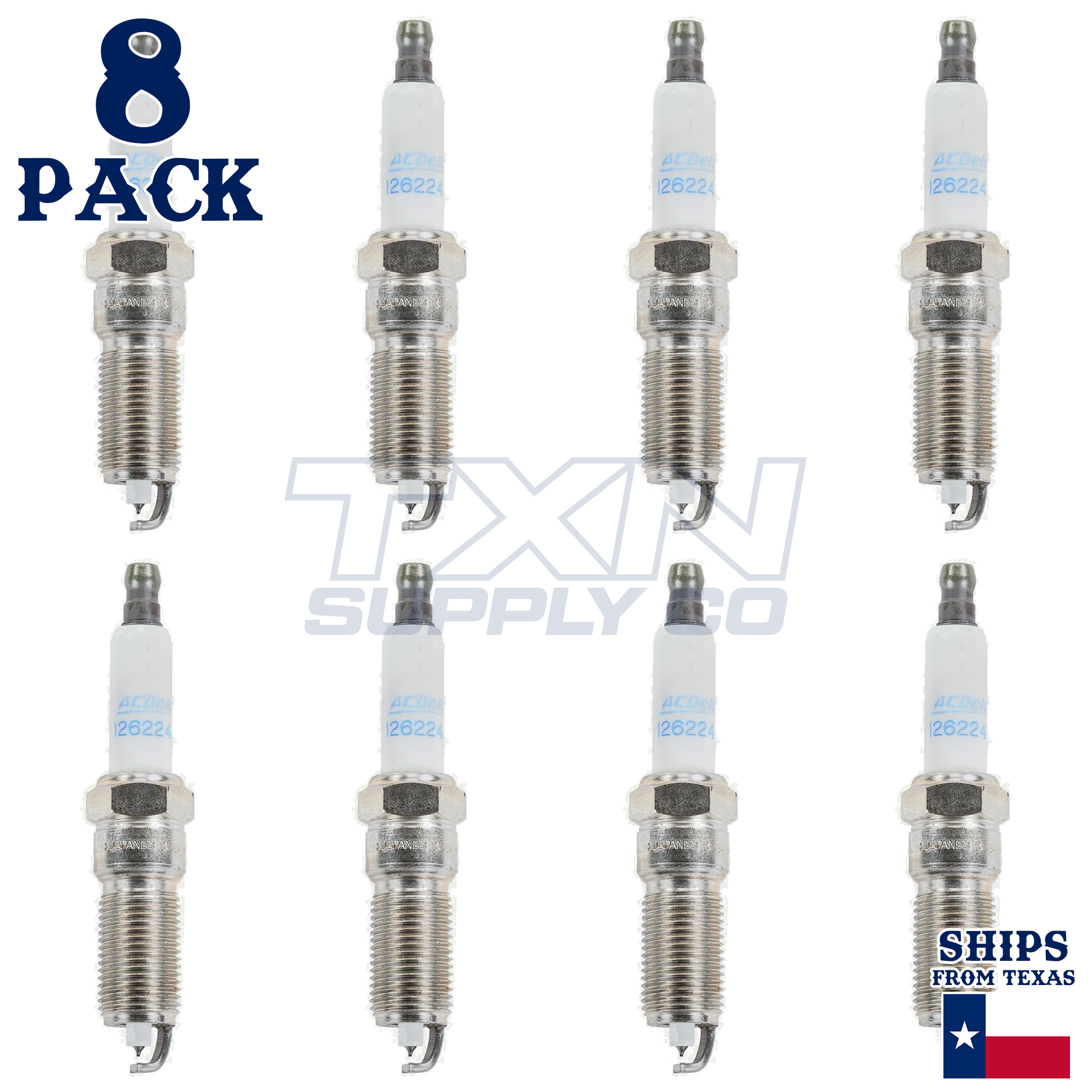 2015-2026 Cadillac Escalade/ESV 6.2L ACDelco Iridium Spark Plugs - 8 Pack