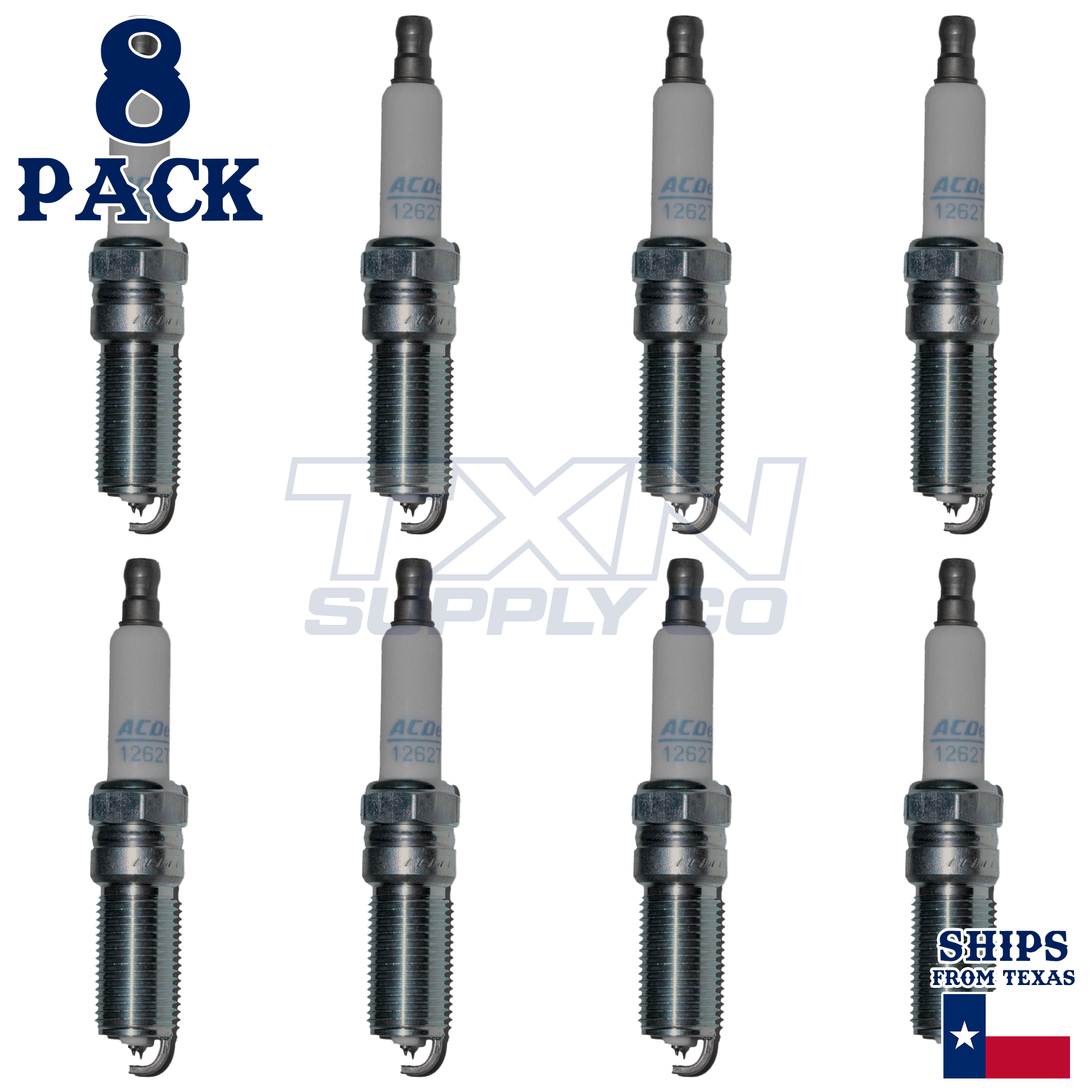 ACDelco 41-115 Spark Plugs 8 Pack - Image 1