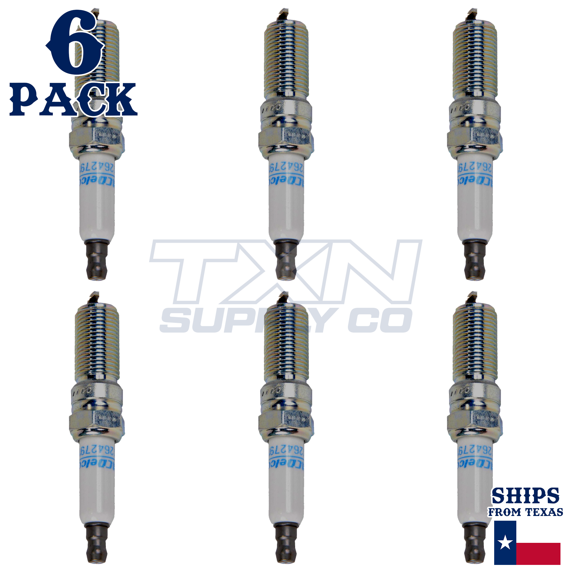 ACDelco 41-118 Spark Plugs 6 Pack - Image 1