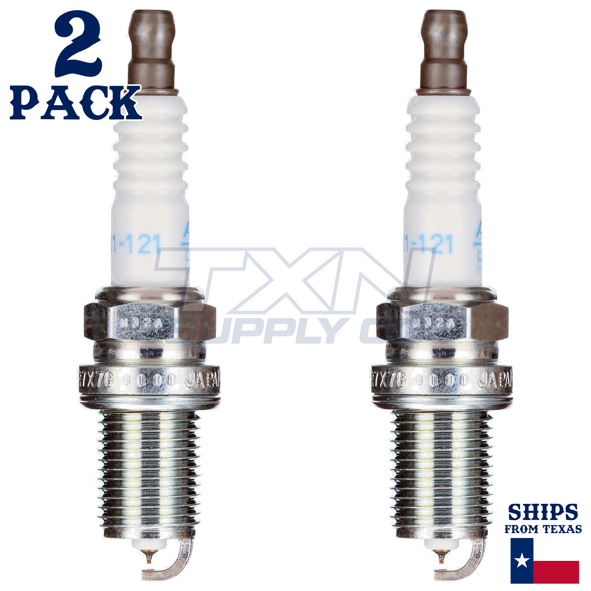 2 Pack Genuine GM ACDelco Iridium Spark Plugs 41-121 - Image 2