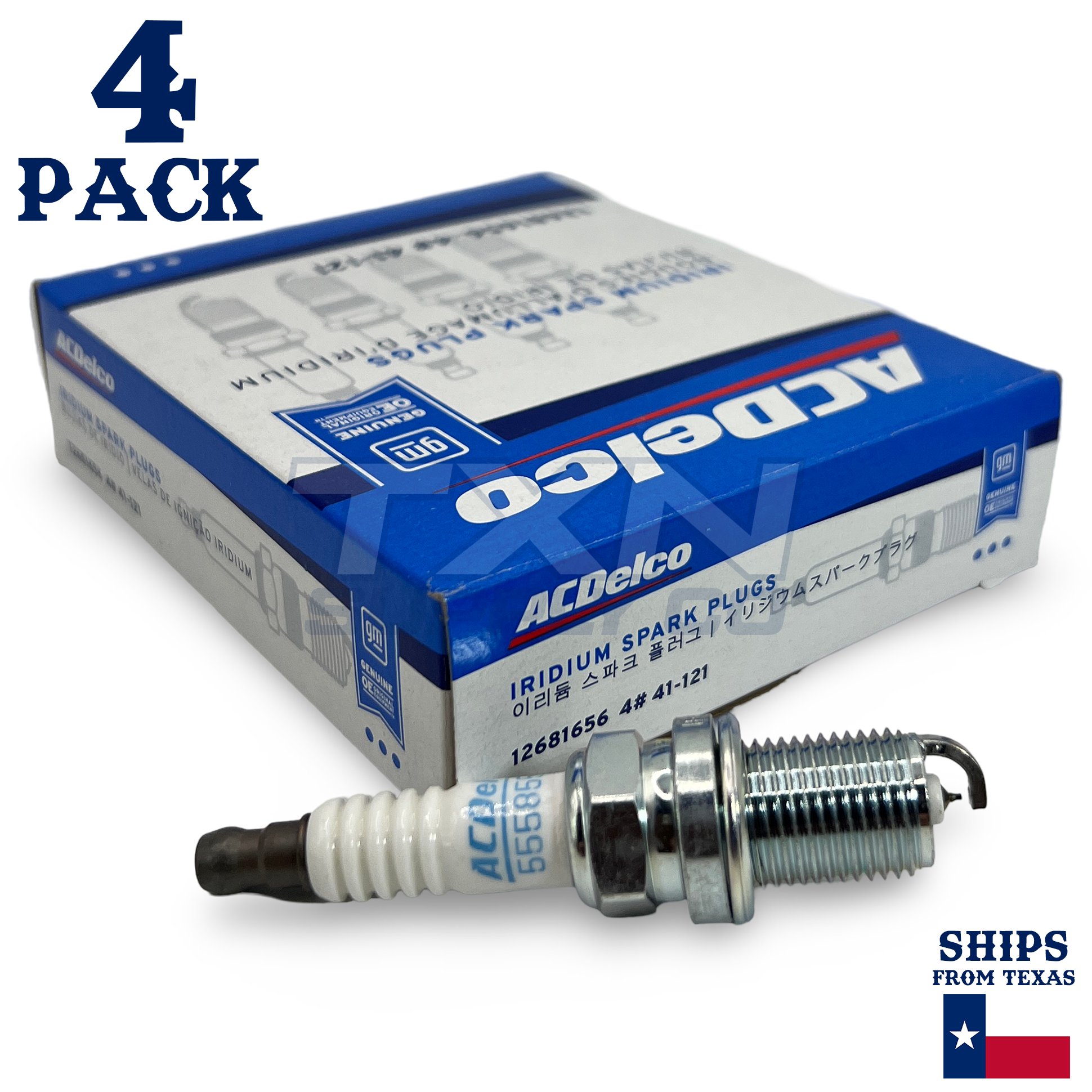 2013-2021 Buick Encore 1.4L ACDelco Iridium Spark Plugs - 4 Pack - Image 1