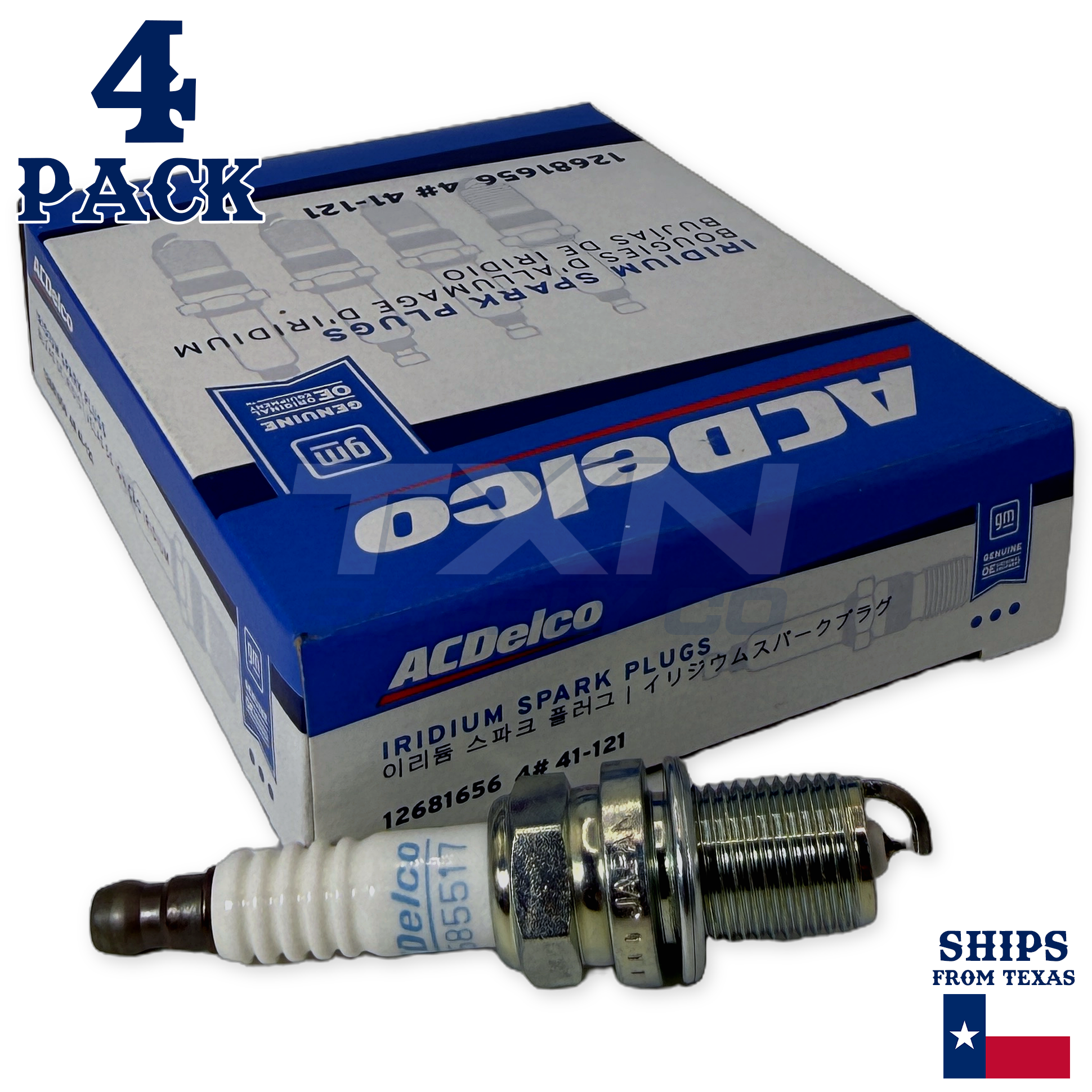 ACDelco 41-121 Spark Plugs 4 Pack - Image 1