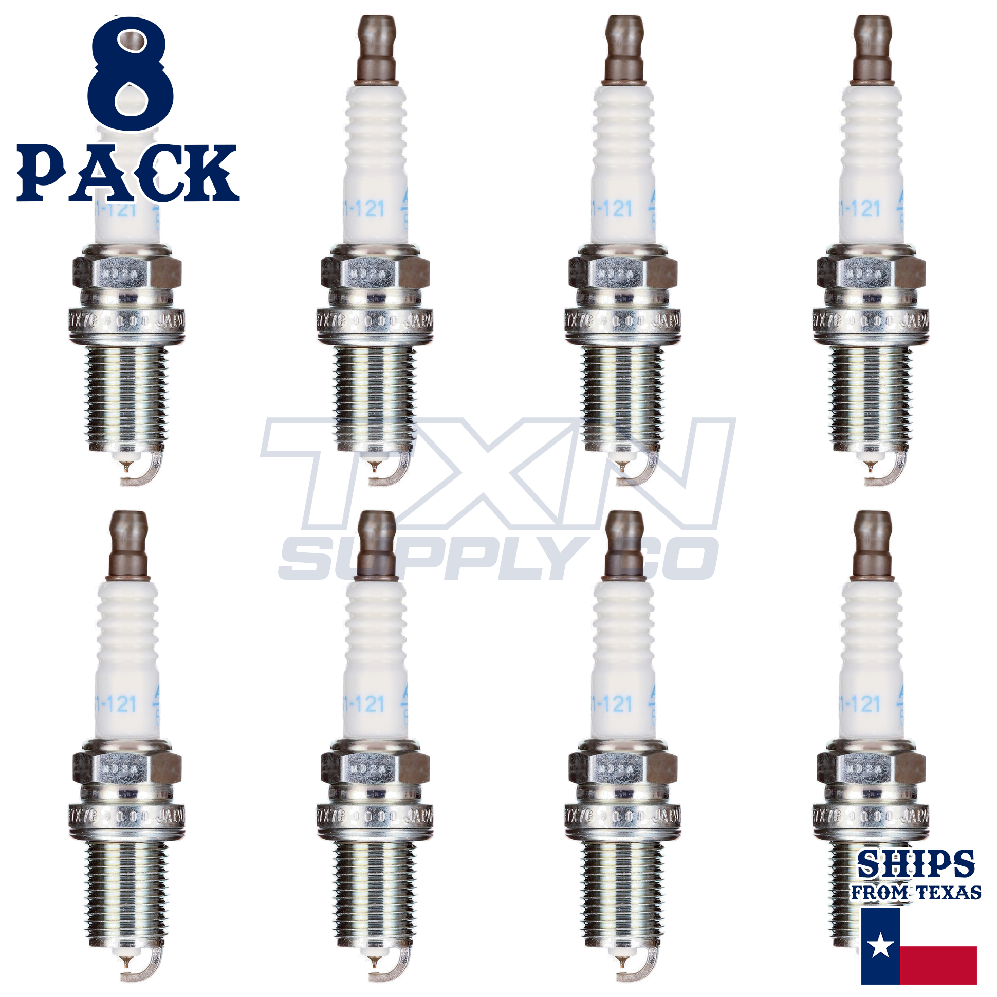 8 Pack Genuine GM ACDelco Iridium Spark Plugs 41-121 - Image 2