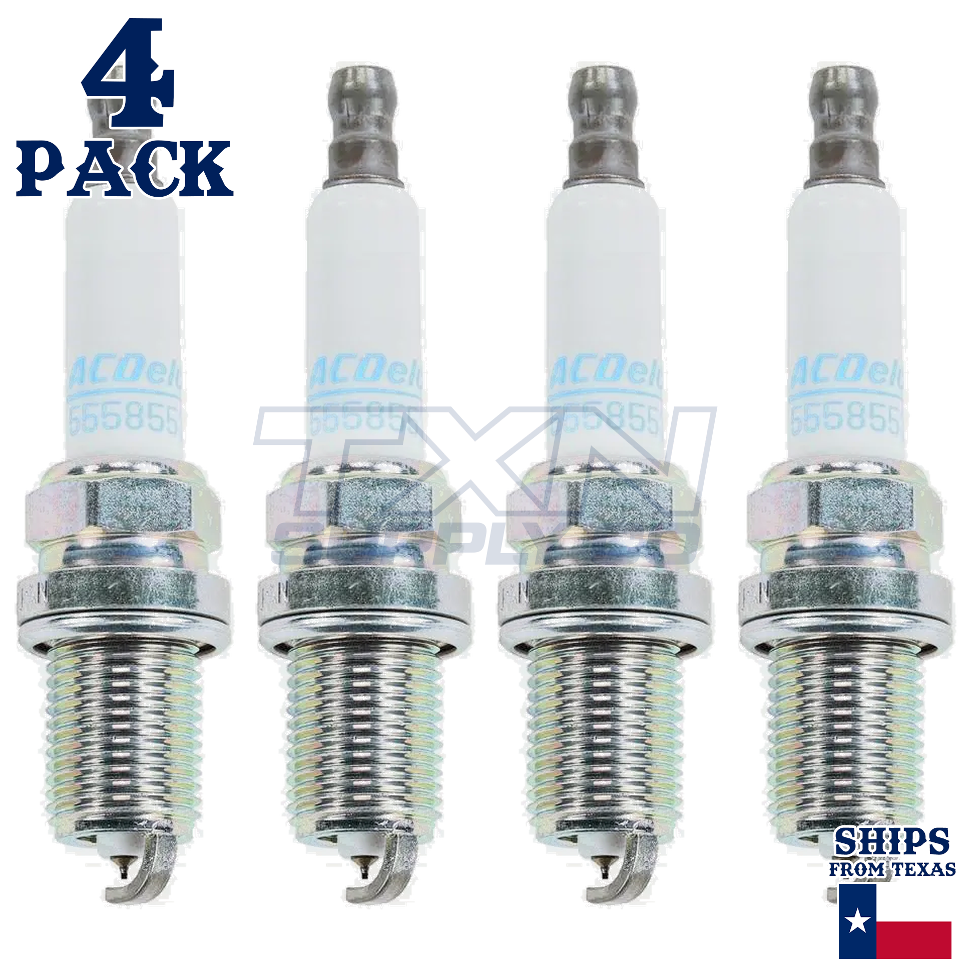 2012-2018 Chevrolet Sonic 1.8L ACDelco Iridium Spark Plugs - 4 Pack
