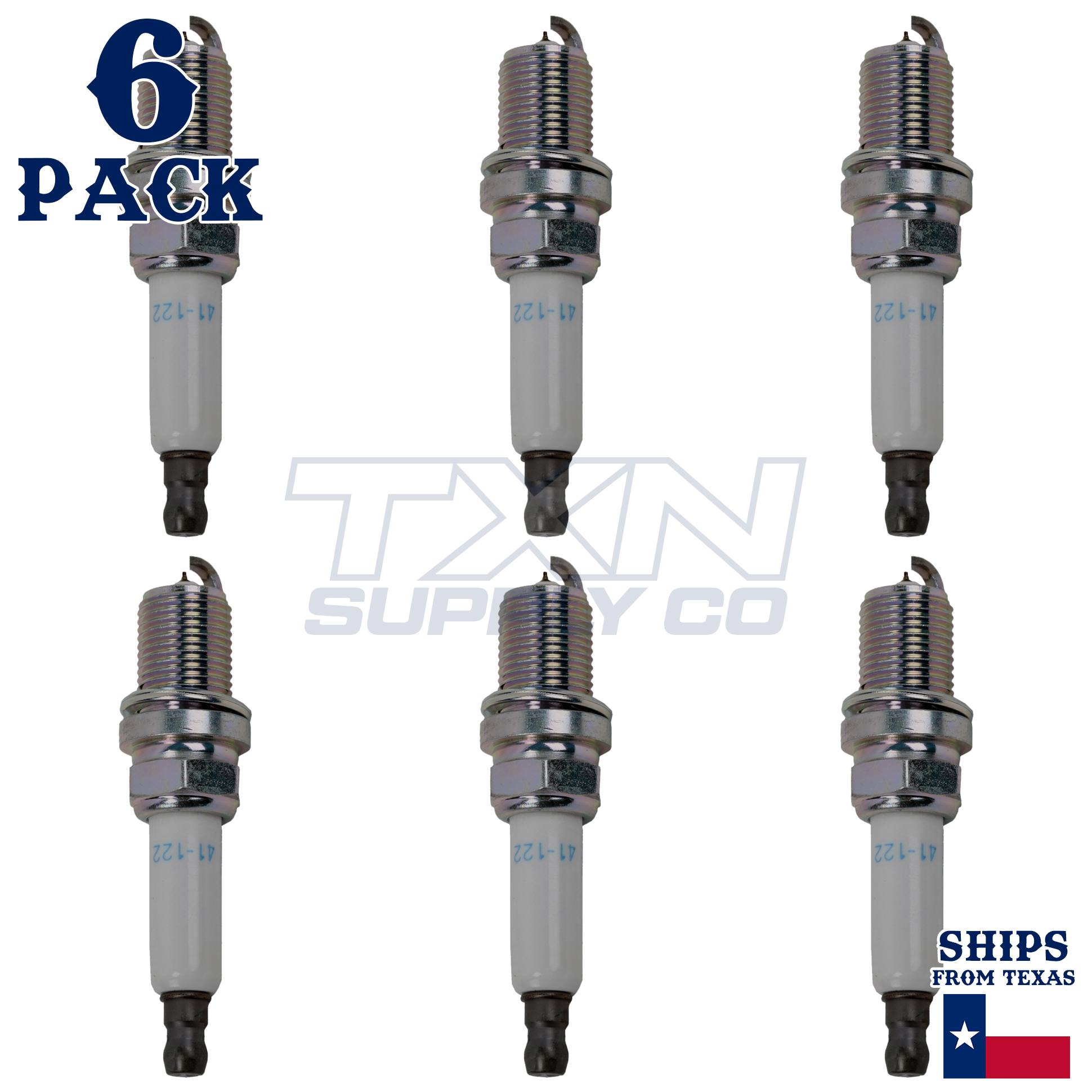ACDelco 41-122 Spark Plugs 6 Pack - Image 1