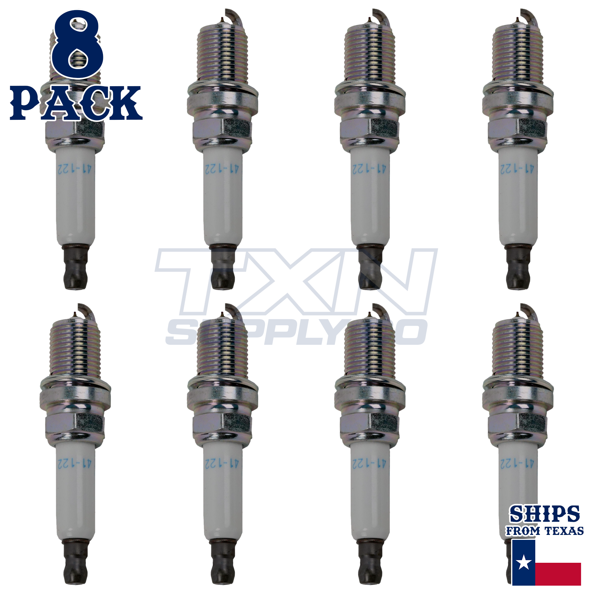 ACDelco 41-122 Spark Plugs 8 Pack - Image 1