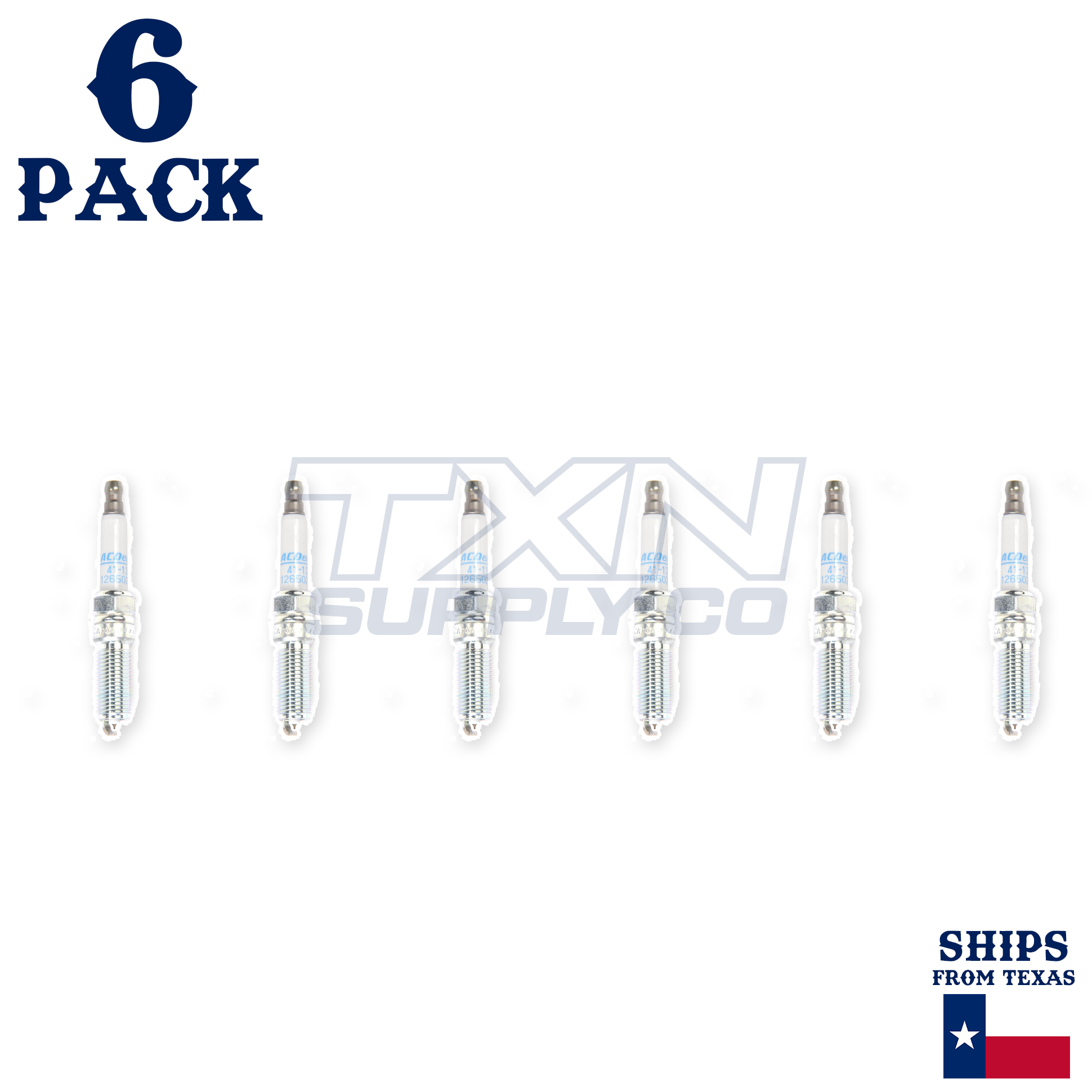 2016-2019 Cadillac CT6 3.0L ACDelco Iridium Spark Plugs - 6 Pack