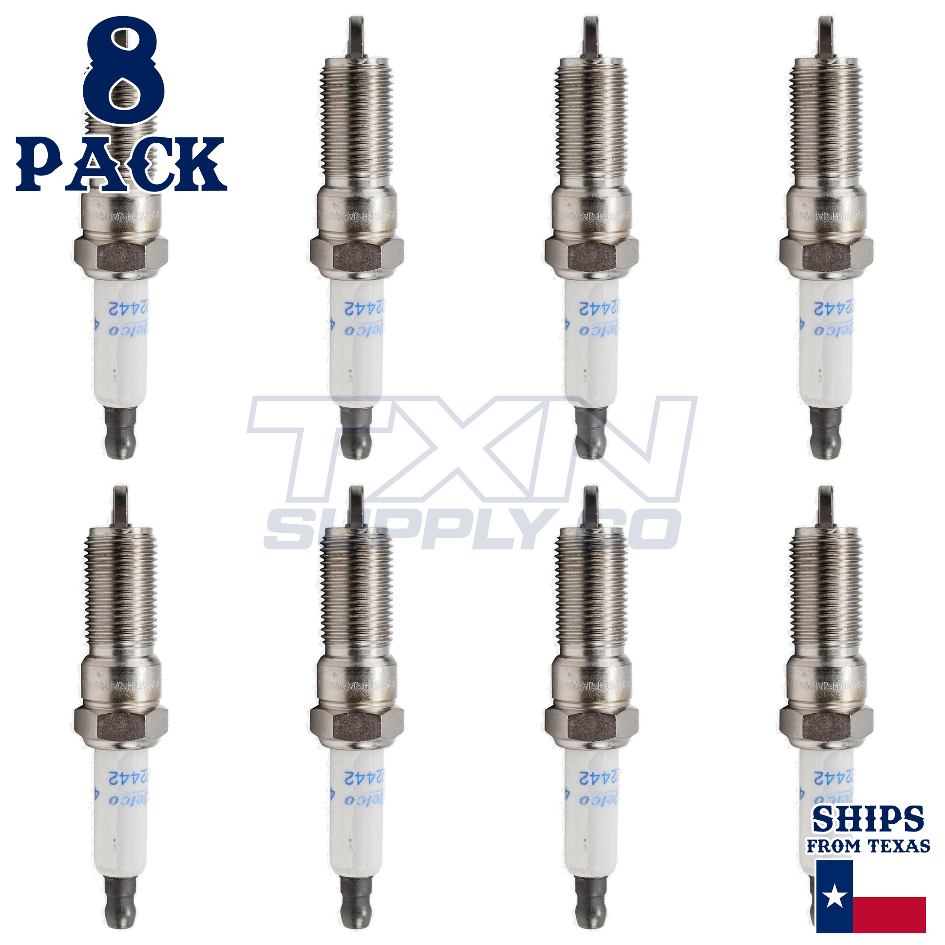2020-2026 Chevrolet Corvette 6.2L ACDelco Iridium Spark Plugs - 8 Pack