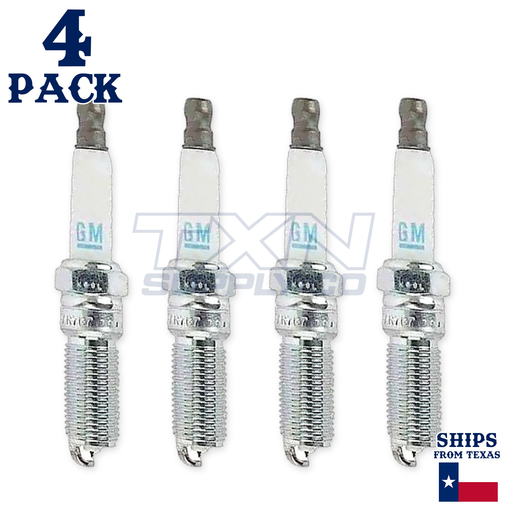 2016-2019 Chevrolet Malibu 1.8L ACDelco Iridium Spark Plugs - 4 Pack