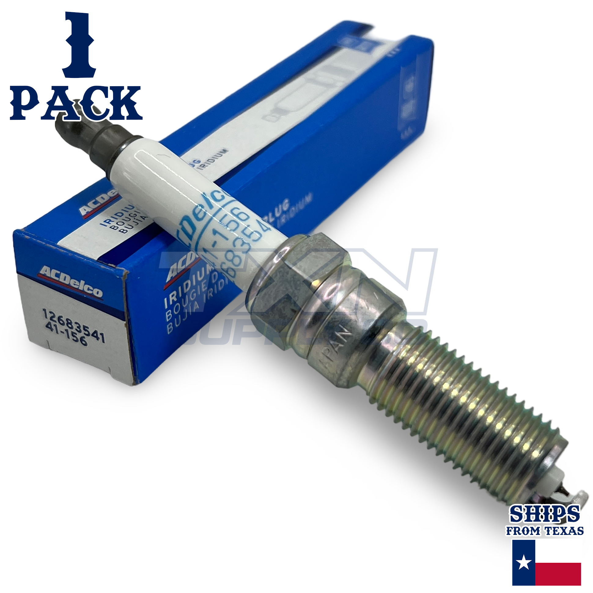 1 Pack Genuine GM ACDelco Iridium Spark Plug 41-156 - Image 1