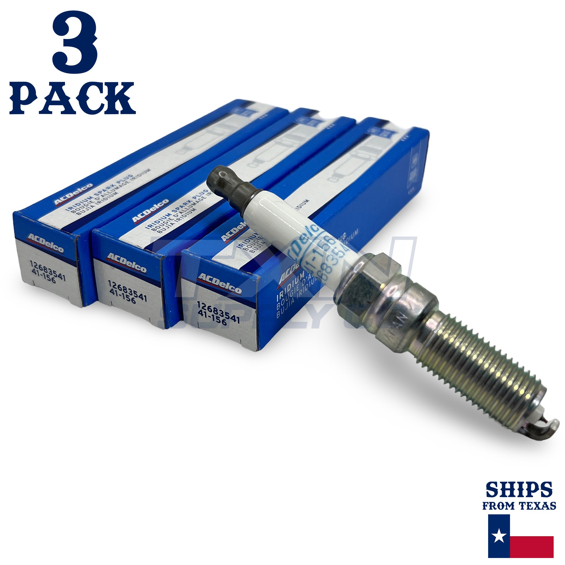 2020-2025 Buick Encore Gx 1.2L ACDelco Iridium Spark Plugs - 3 Pack - Image 1