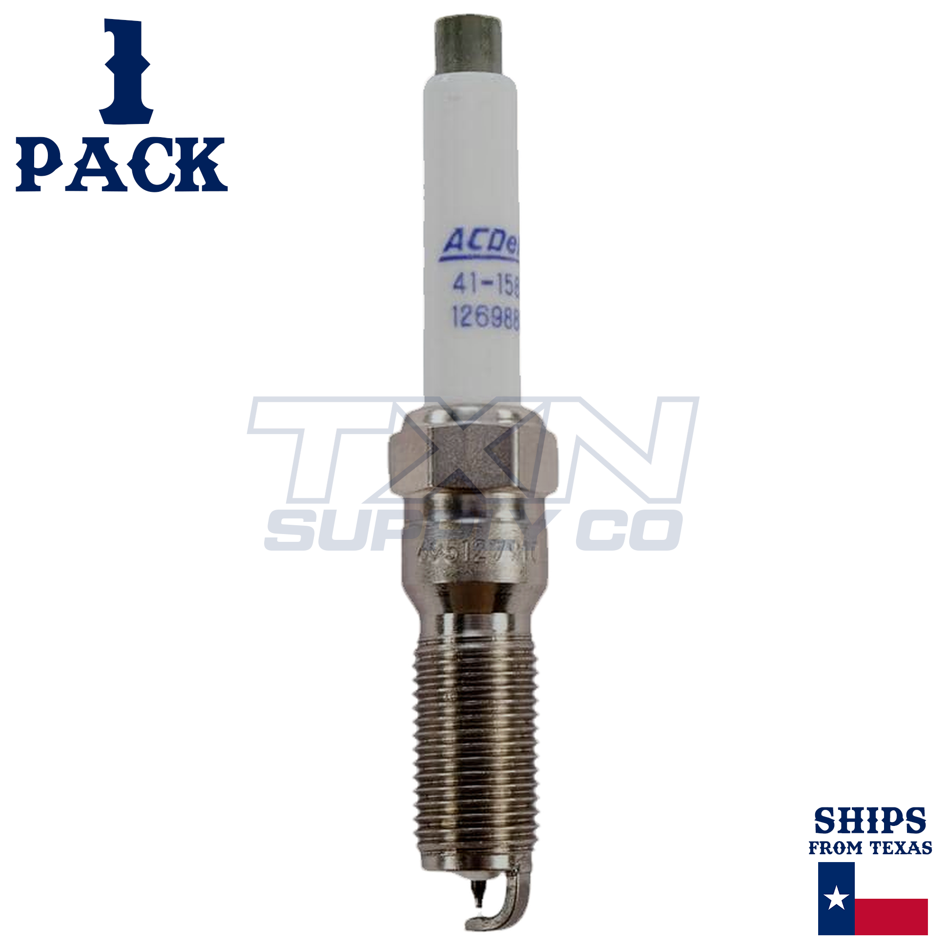 ACDelco 41-158IP Spark Plug 1 Pack - Image 1