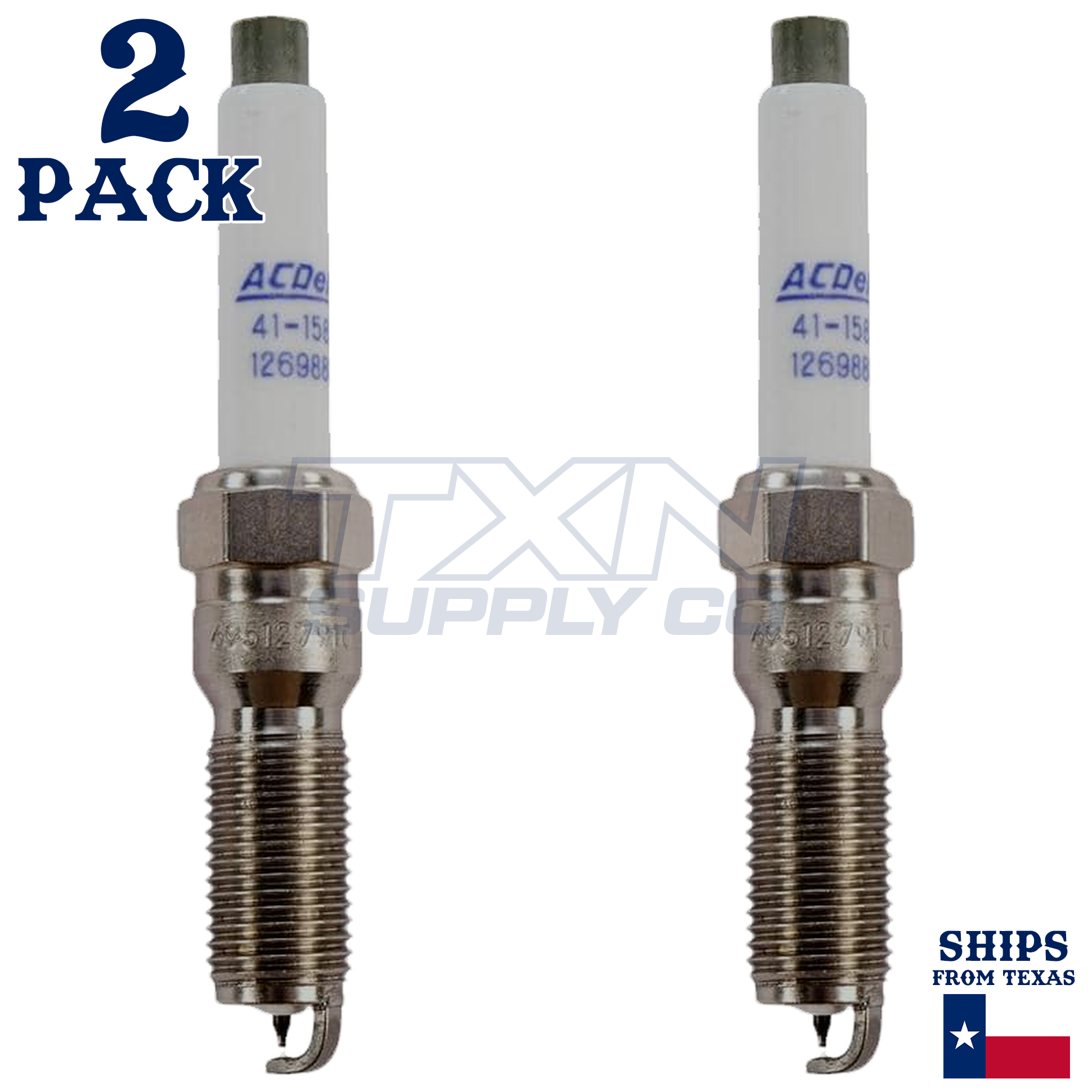 ACDelco 41-158IP Spark Plugs 2 Pack - Image 1