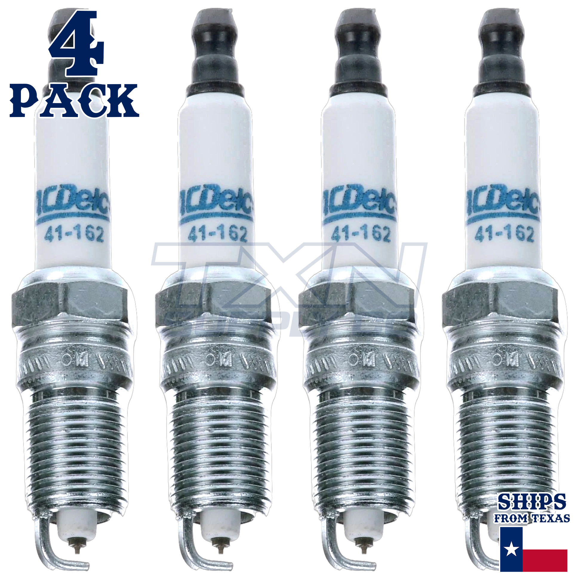 4 Pack GM ACDelco 41-162 Iridium Spark Plugs 19417055 - Image 2