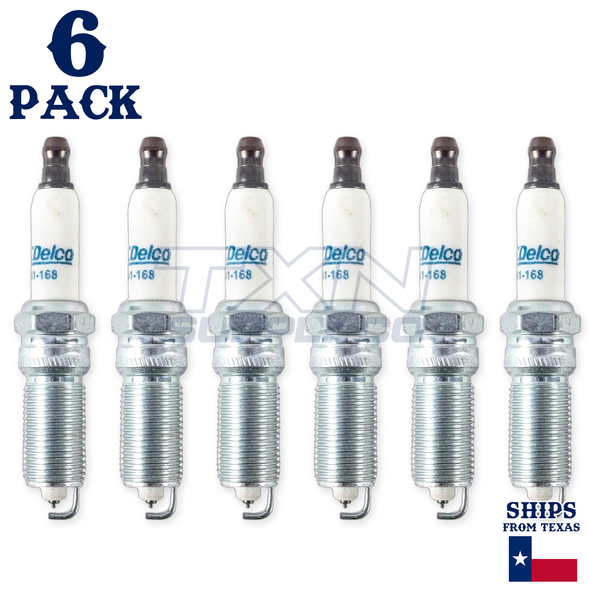 2014-2021 Chevrolet Silverado 1500 4.3L ACDelco Iridium Spark Plugs - 6 Pack