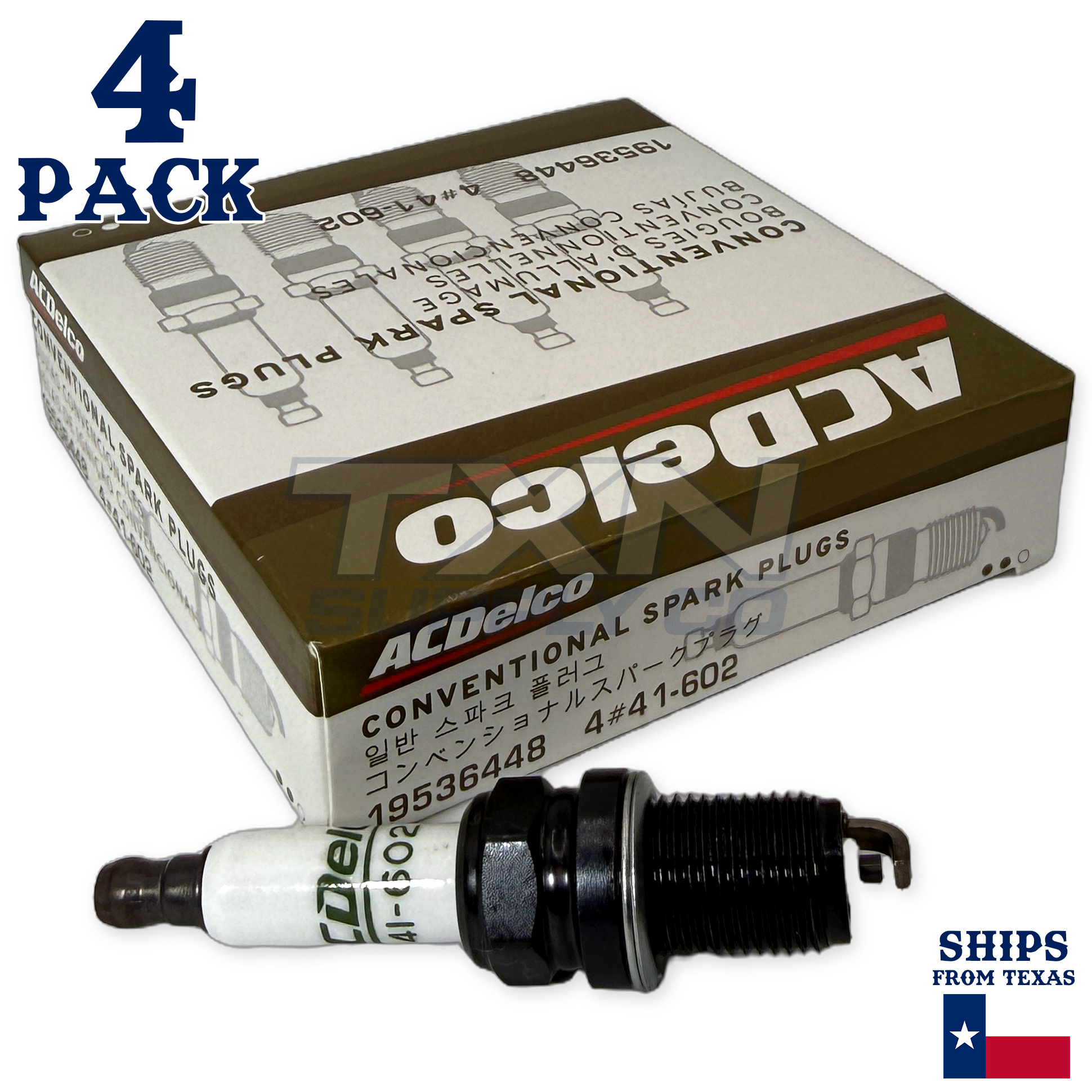 1994-1997 Geo Prizm 1.6L ACDelco Spark Plugs - 4 Pack