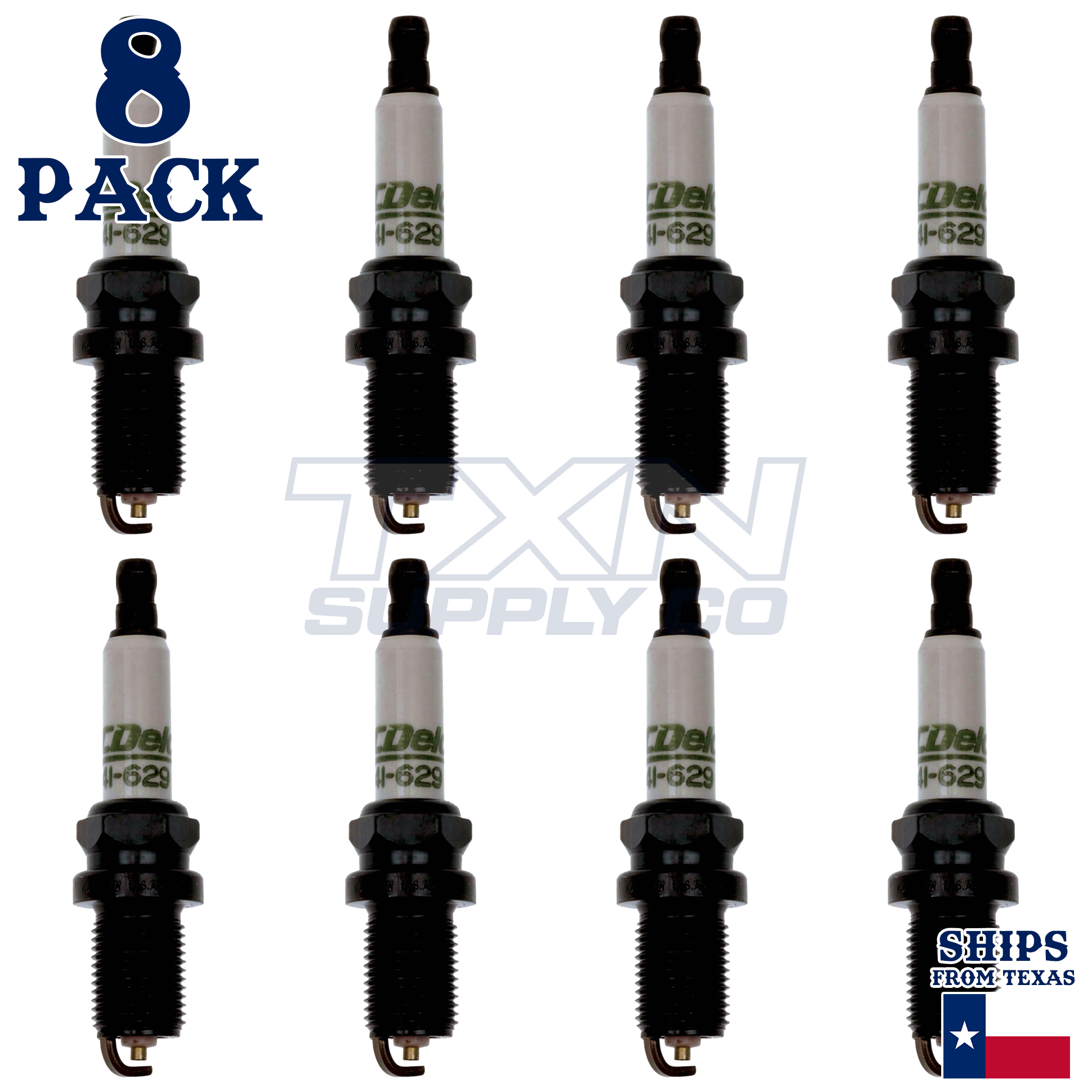 ACDelco 41-629 Spark Plugs 8 Pack - Image 1