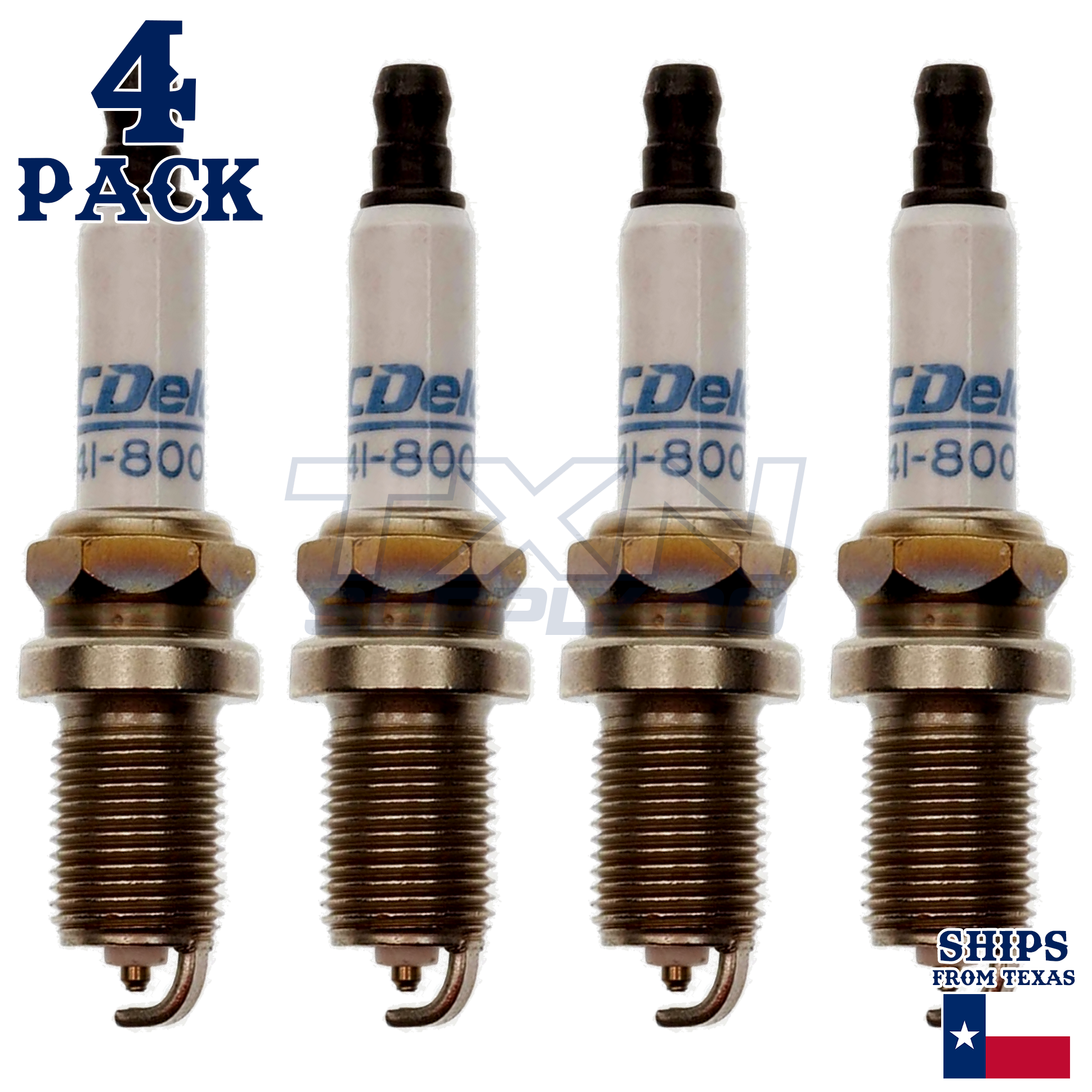 2001-2002 Chevrolet Tracker 1.6L ACDelco Double Platinum Spark Plugs - 4 Pack - Image 1
