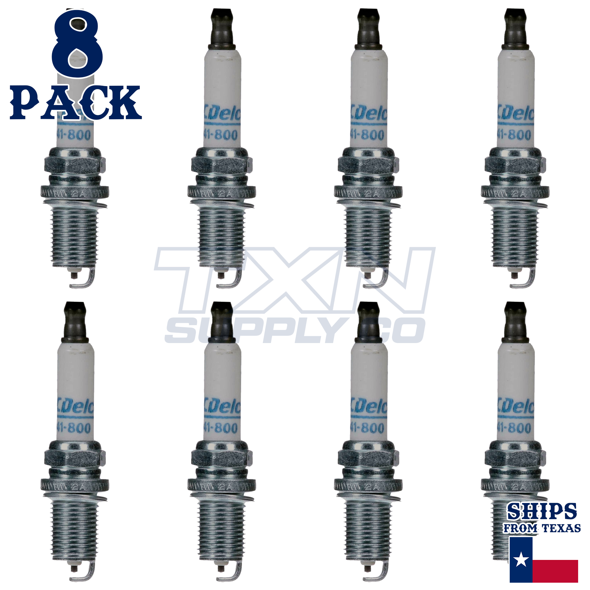 ACDelco 41-800 Spark Plugs 8 Pack - Image 1