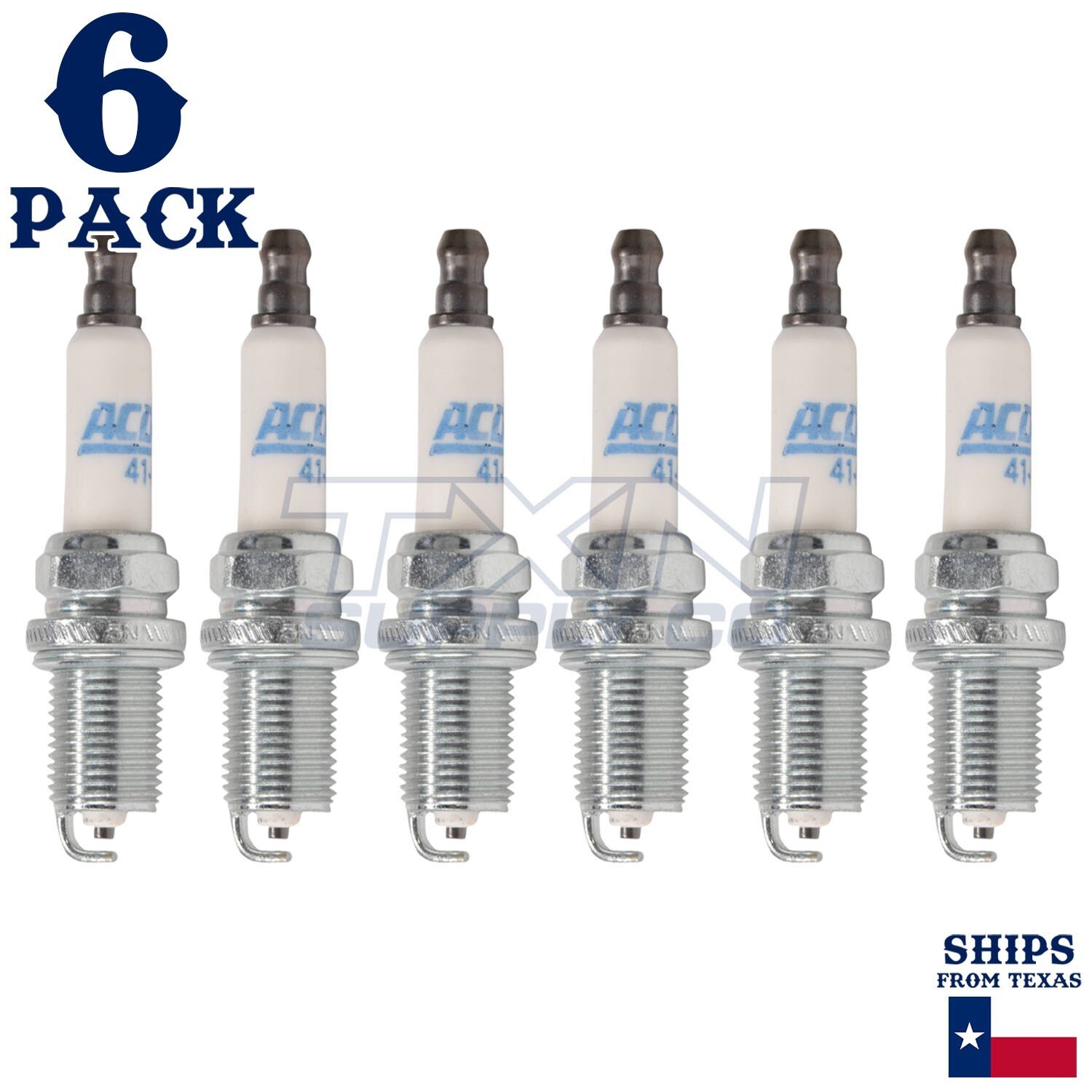 6 ACDelco Double Platinum Spark Plugs 2008-2009 for Ford Territory FPV 4.0L