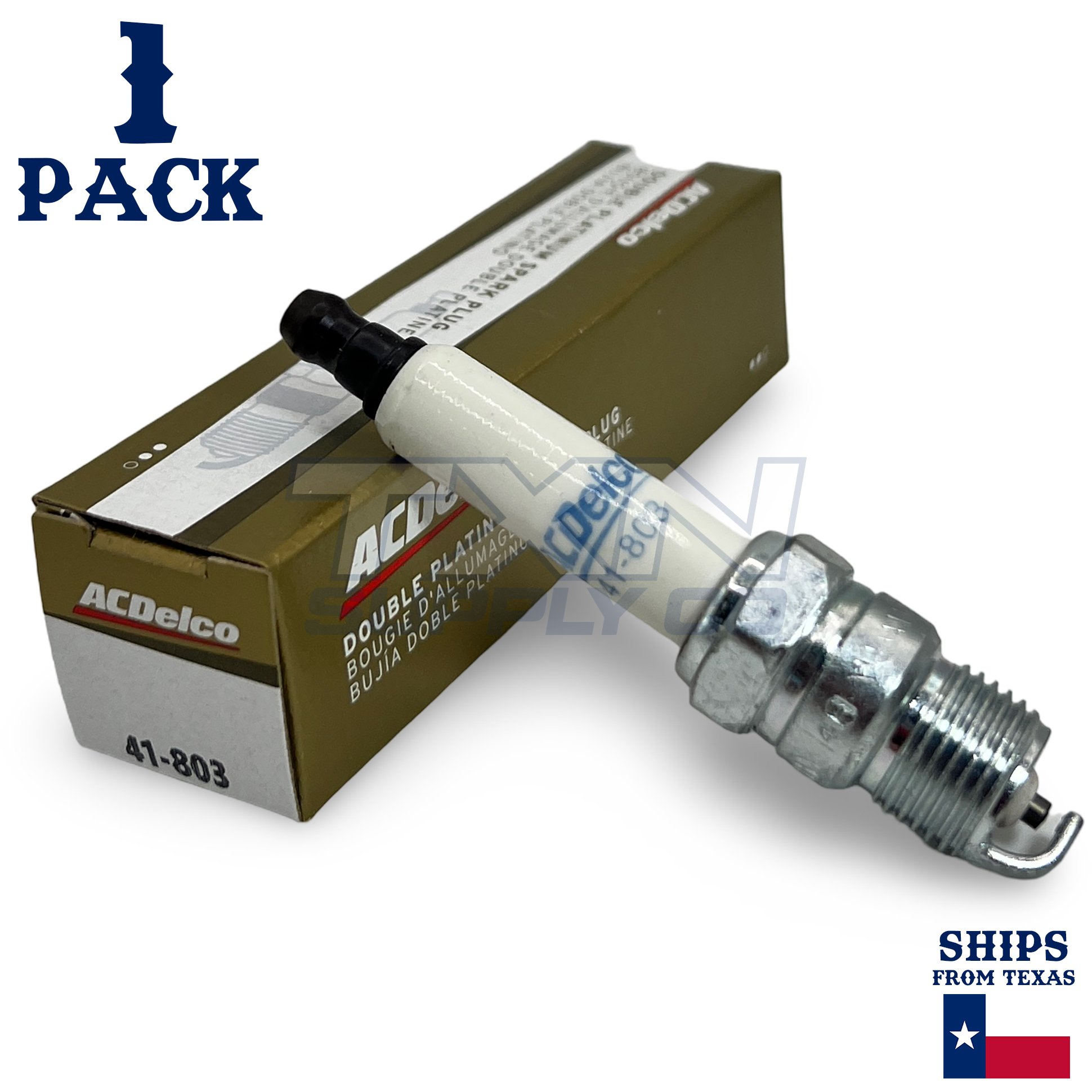1 Pack GM ACDelco 41-803 Double Platinum Spark Plug 19308035 - Image 1