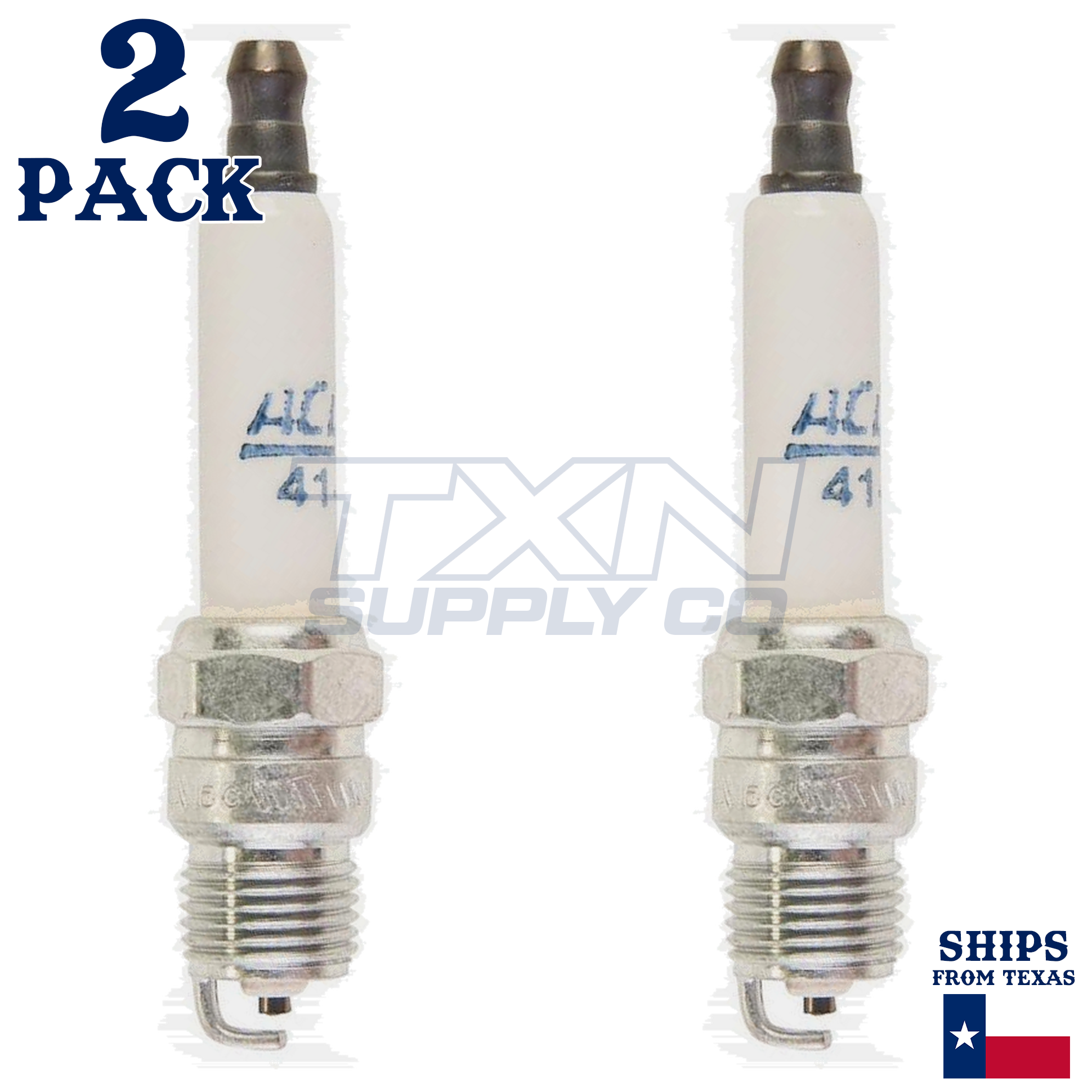 2 Pack GM ACDelco 41-803 Double Platinum Spark Plug 19308035 - Image 2